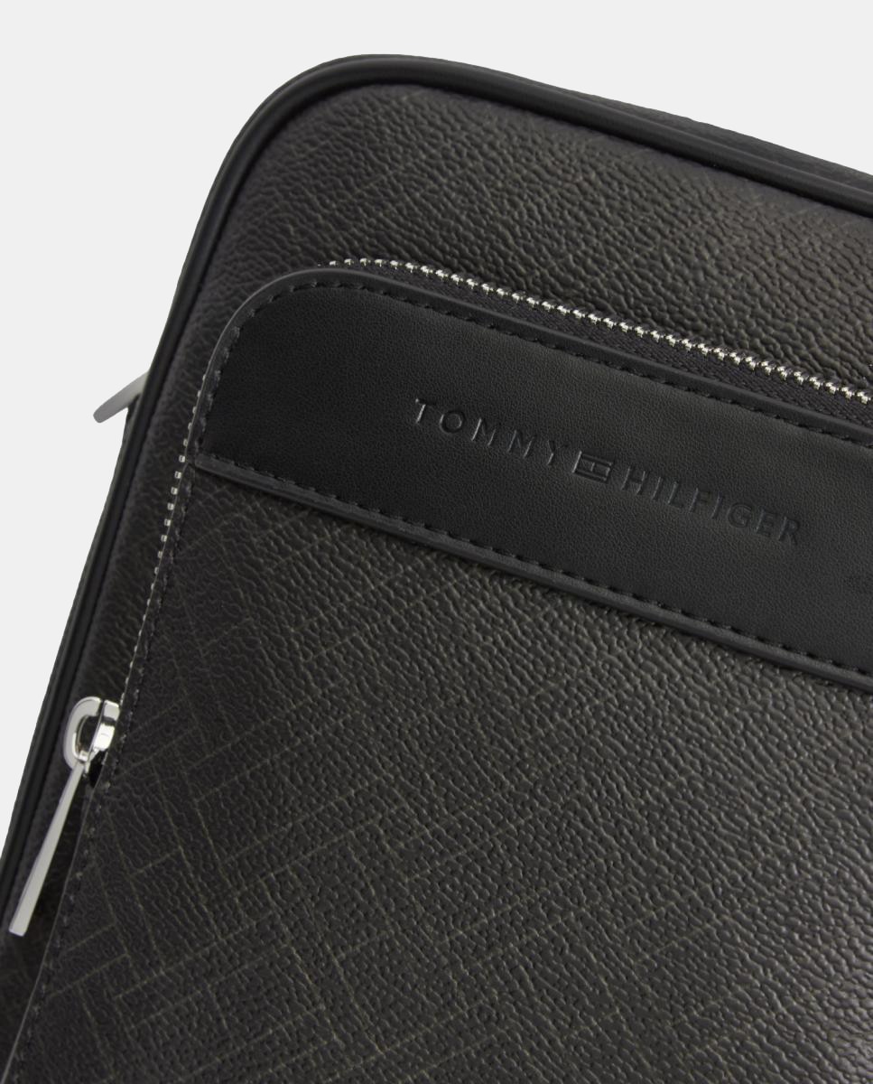 Mala Tipo Repórter Mini em cor Preta da Tommy Hilfiger Preto-5