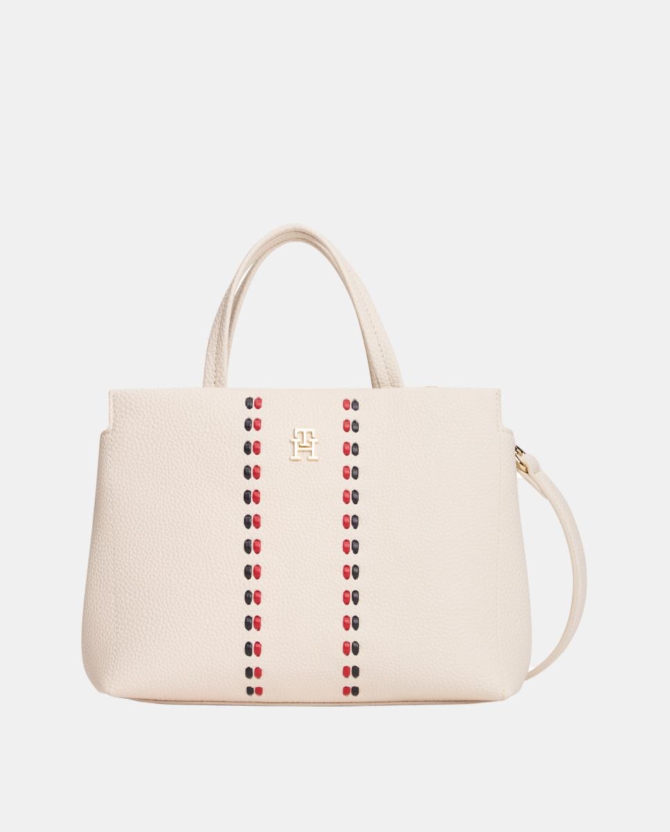 Imagem 0 de Mala Mini Satchel TH Timeless - Creme