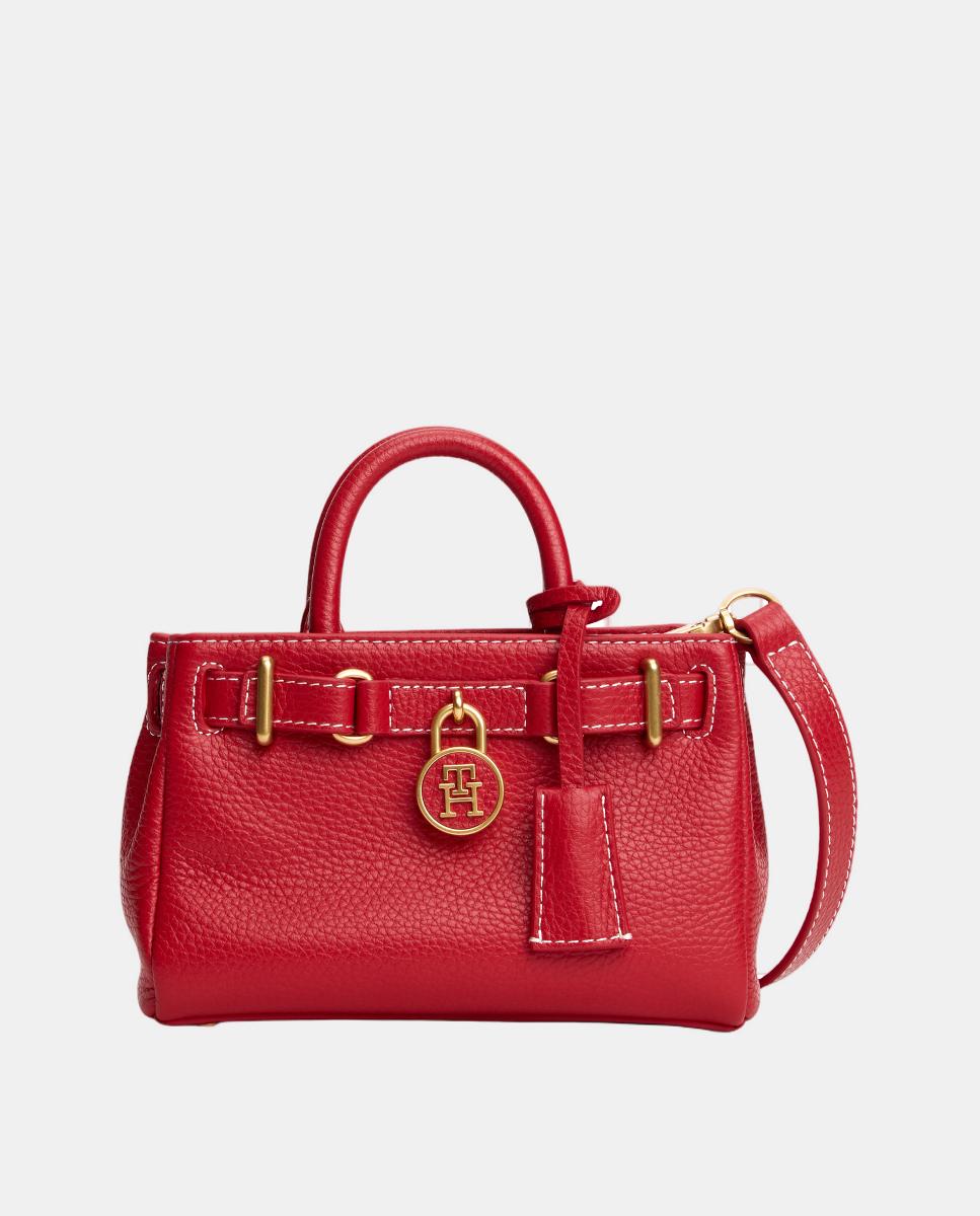 Imagem 0 de Mala Tipo Tote Micro American Icon Leather - Primary Red