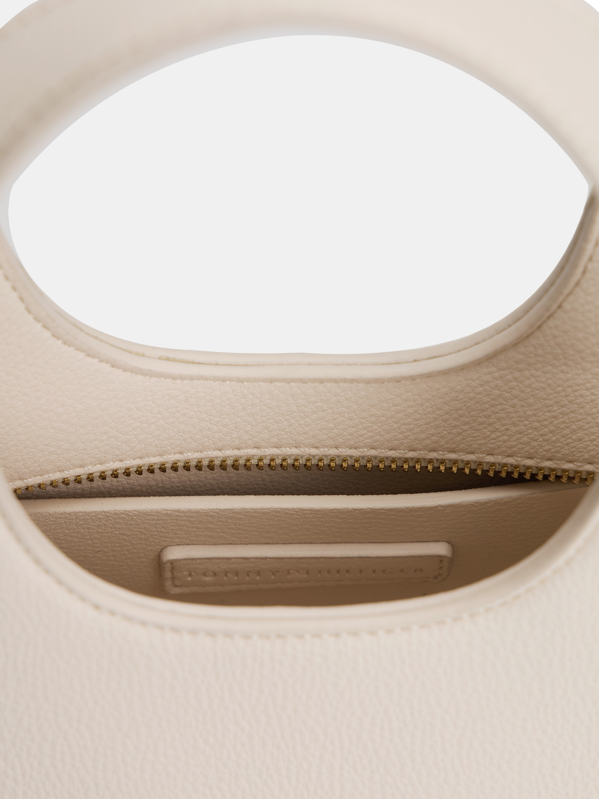 Mini Mala Tipo Tote TH Logo - Creme Creme-3