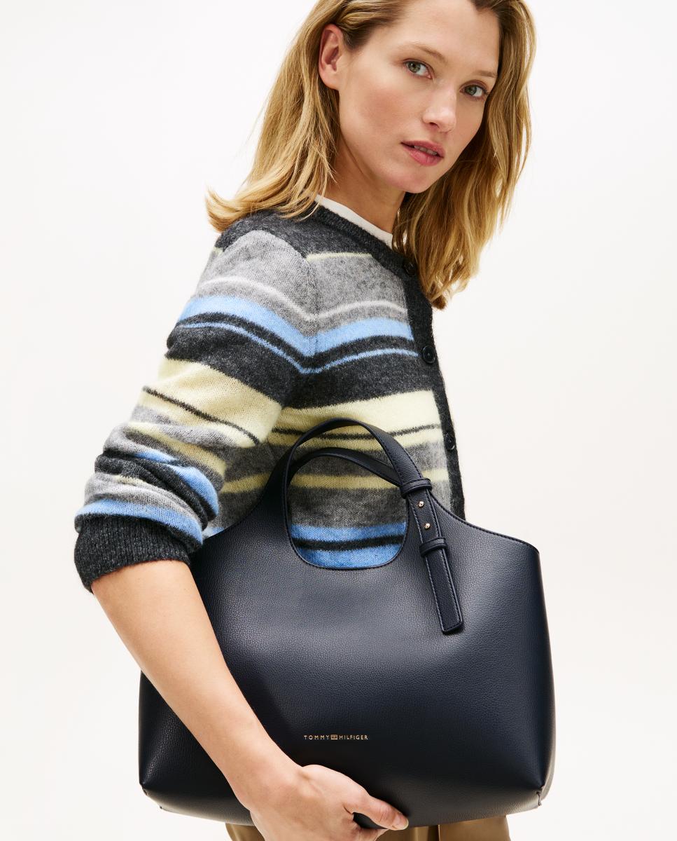 Mala Mini Satchel TH Logo - Azul-Marinho Azul-marinho-2