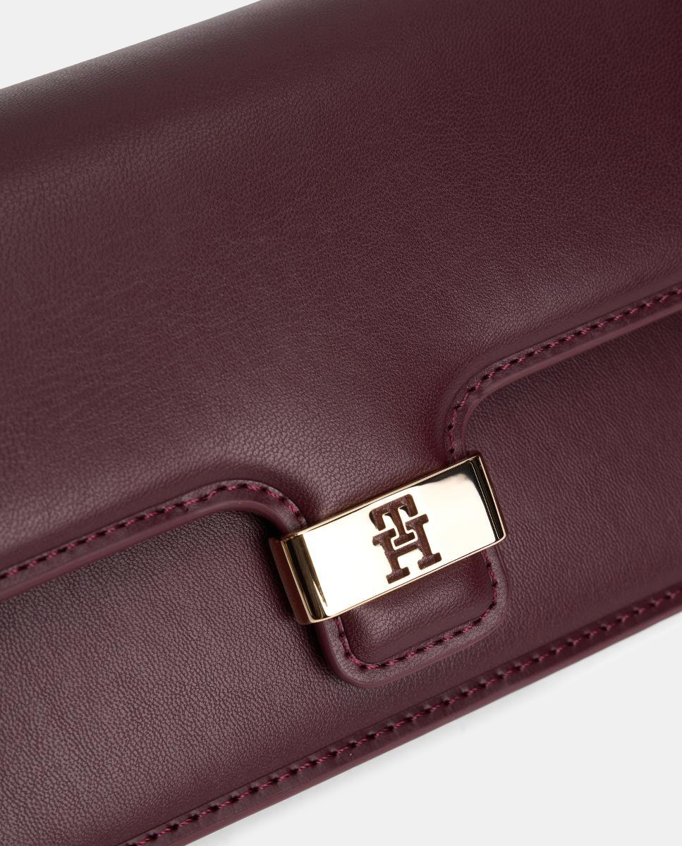 Mala Tipo Crossbody - Bordeaux Bordeaux-5