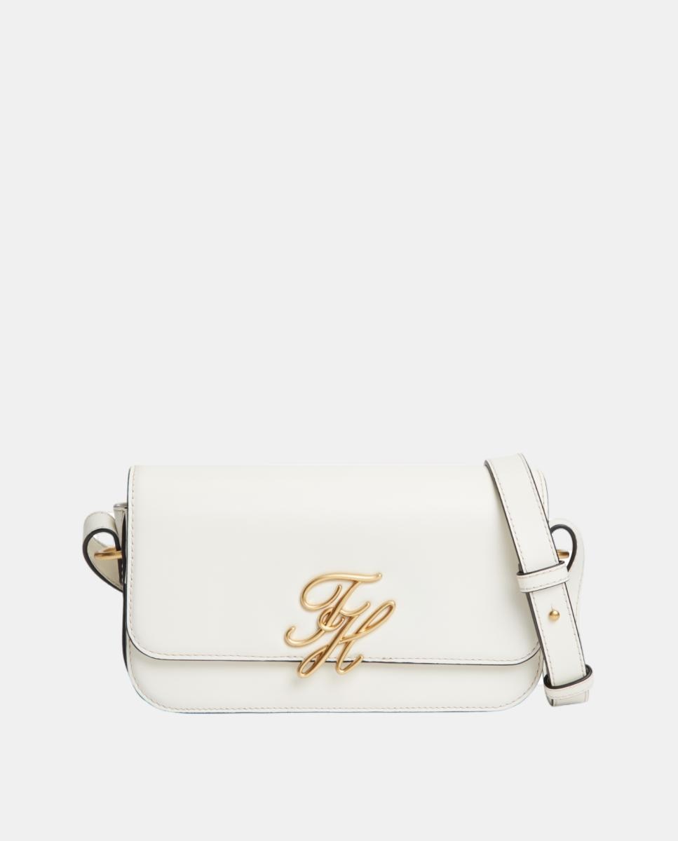 Imagem 0 de Mala Tipo Crossover em Cor Bege da Tommy Hilfiger