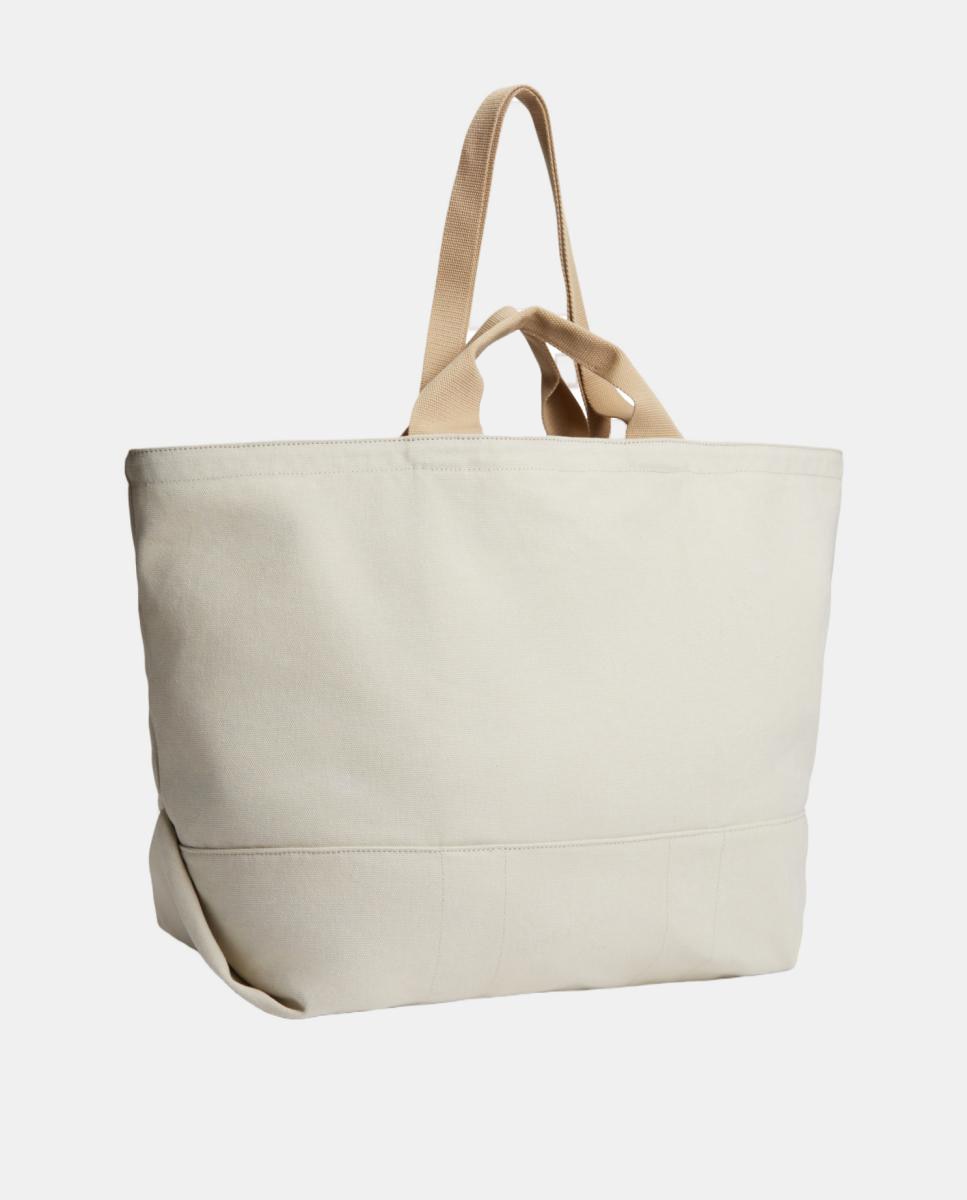 Mala Tipo Tote Média - Bege Bege-4