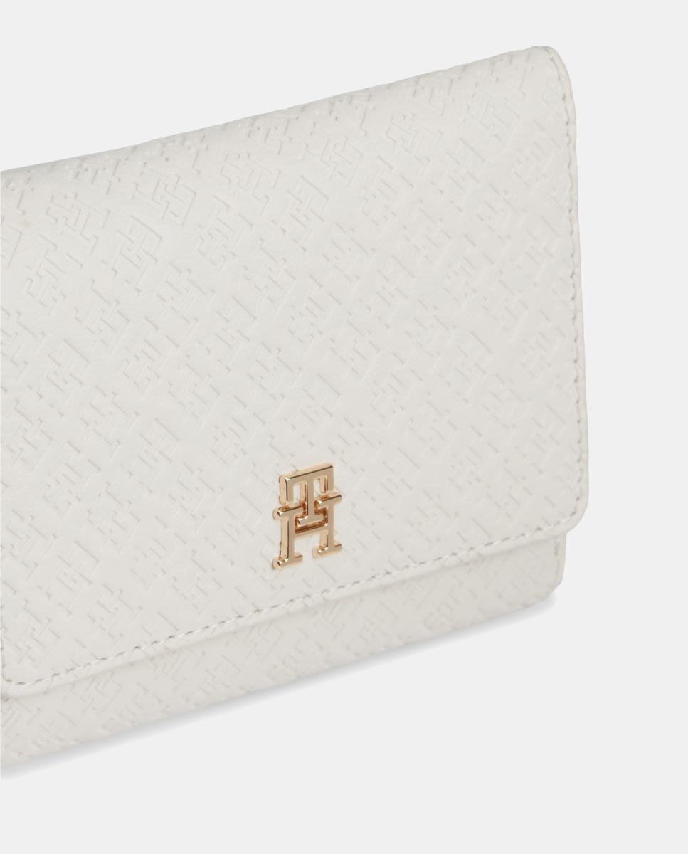 Carteira Trifold em Cor Bege da Tommy Hilfiger Bege-3