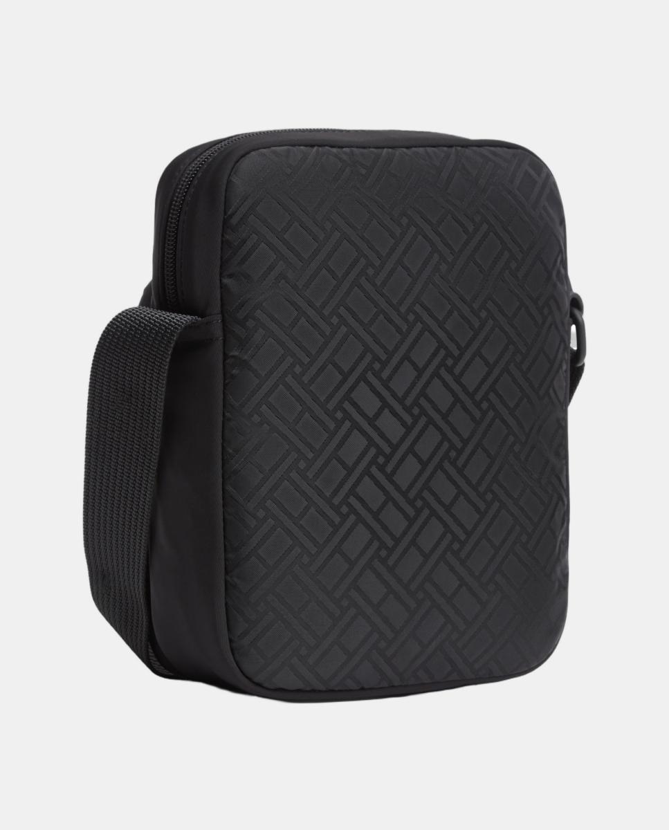 Mala a Tiracolo Estilo Mini Repórter Preto-4