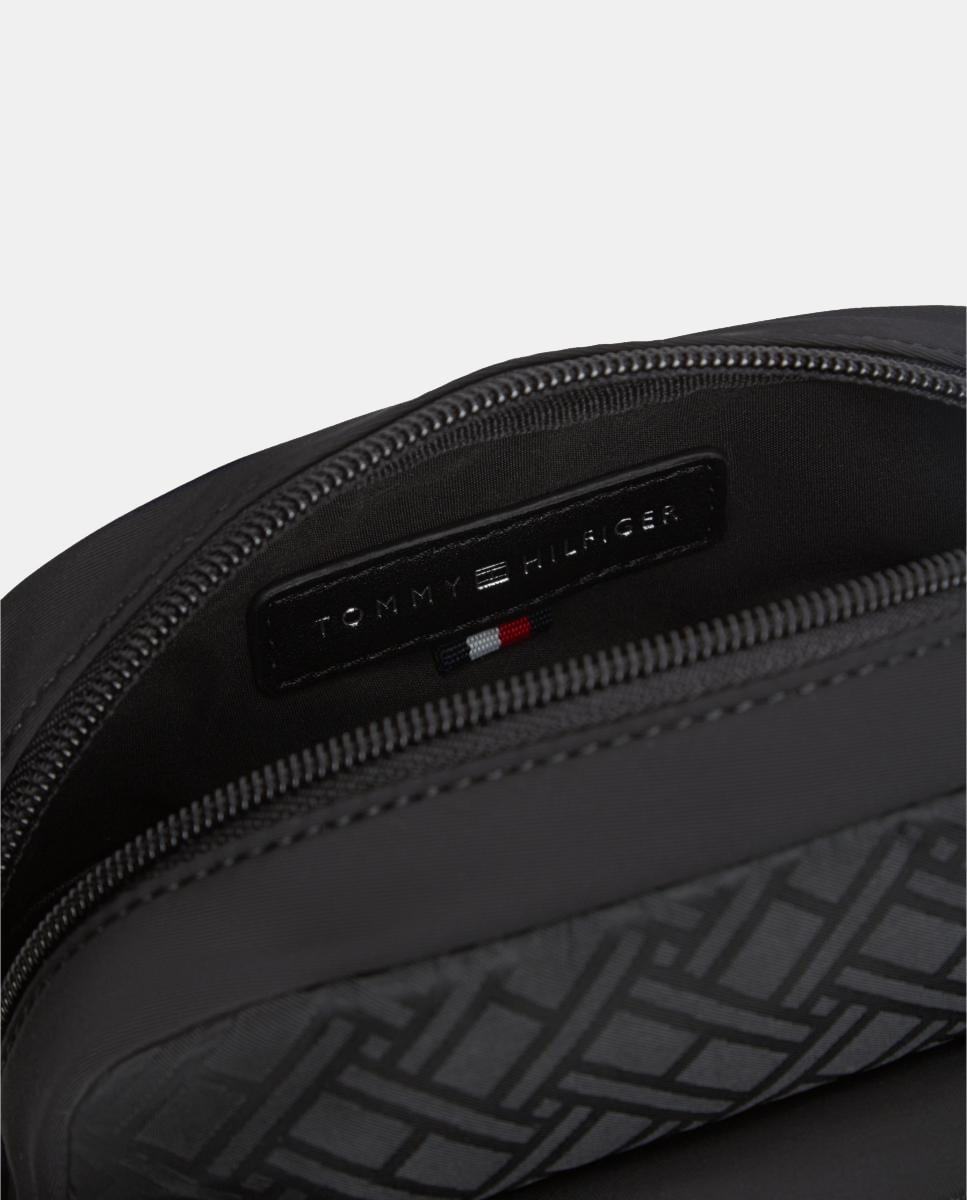 Mala a Tiracolo Estilo Mini Repórter Preto-5