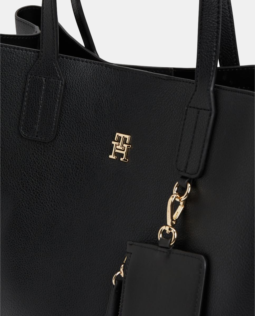 Mala tipo Satchel - Preto Preto-3