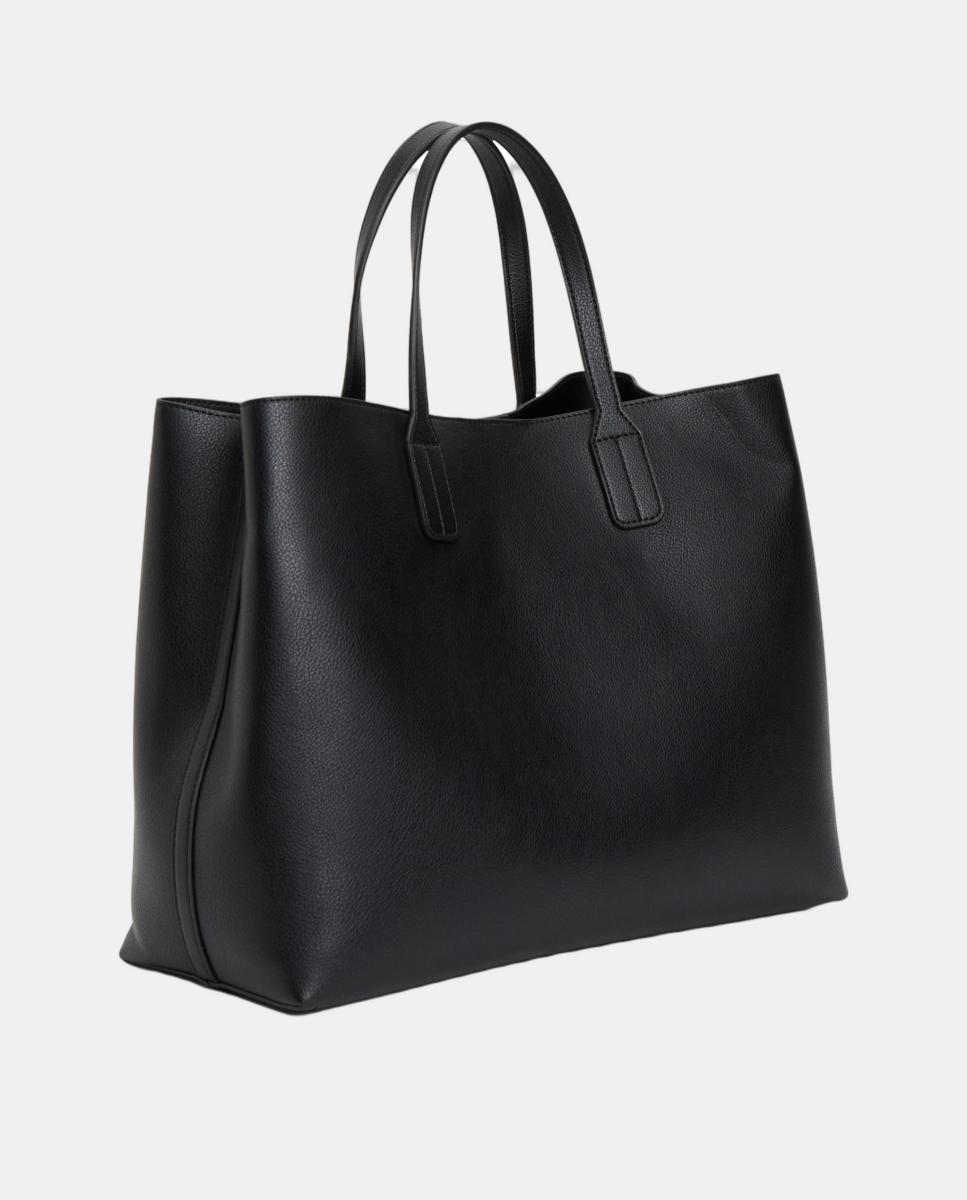 Mala tipo Satchel - Preto Preto-4