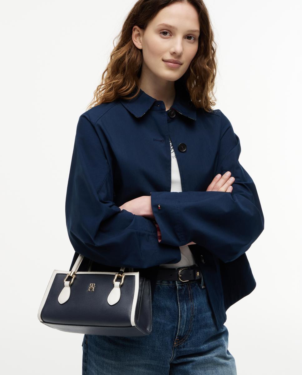Mala Tipo Satchel Mini - Azul-Marinho Azul-marinho-2