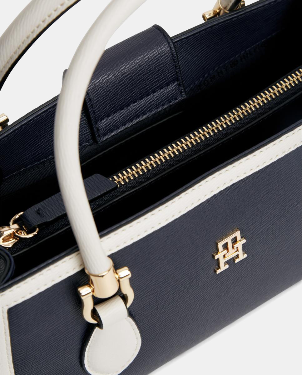 Mala Tipo Satchel Mini - Azul-Marinho Azul-marinho-5