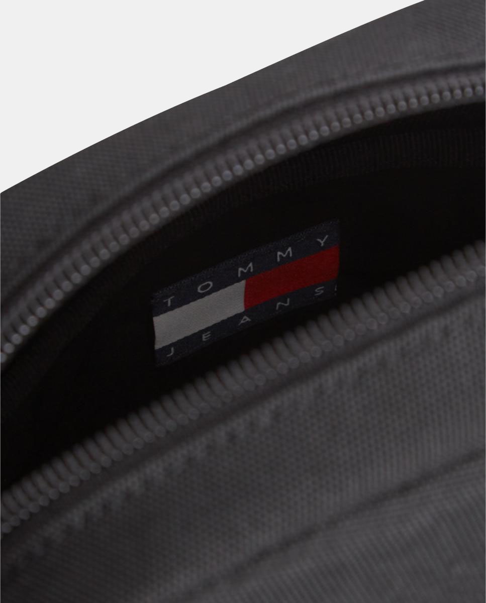 Bolso bandolera de hombre confeccionada en ecopiel - Tommy Hilfiger - Negro Negro-3