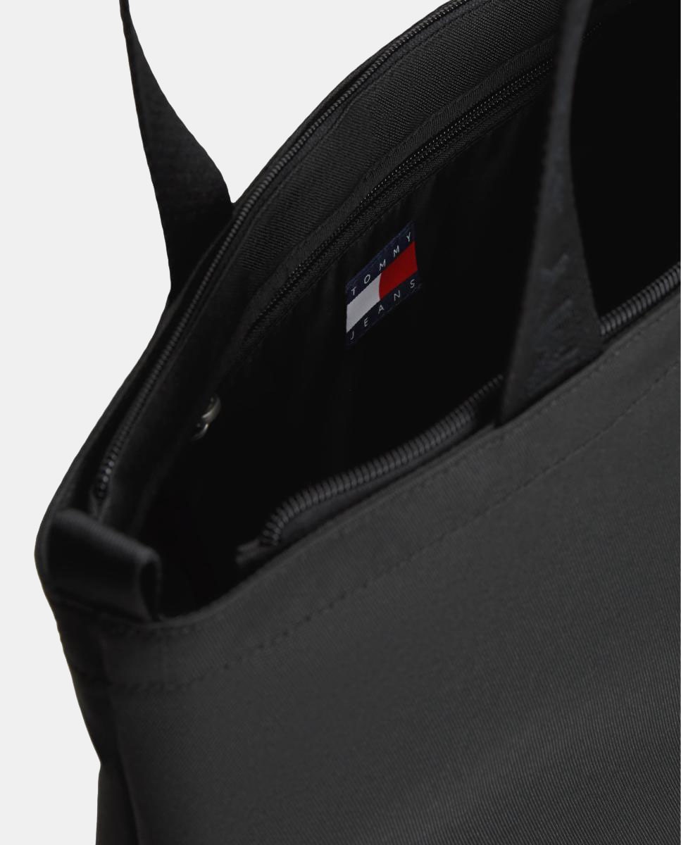 Mala Tipo Tote Confecionada em Ecopele Preto-7