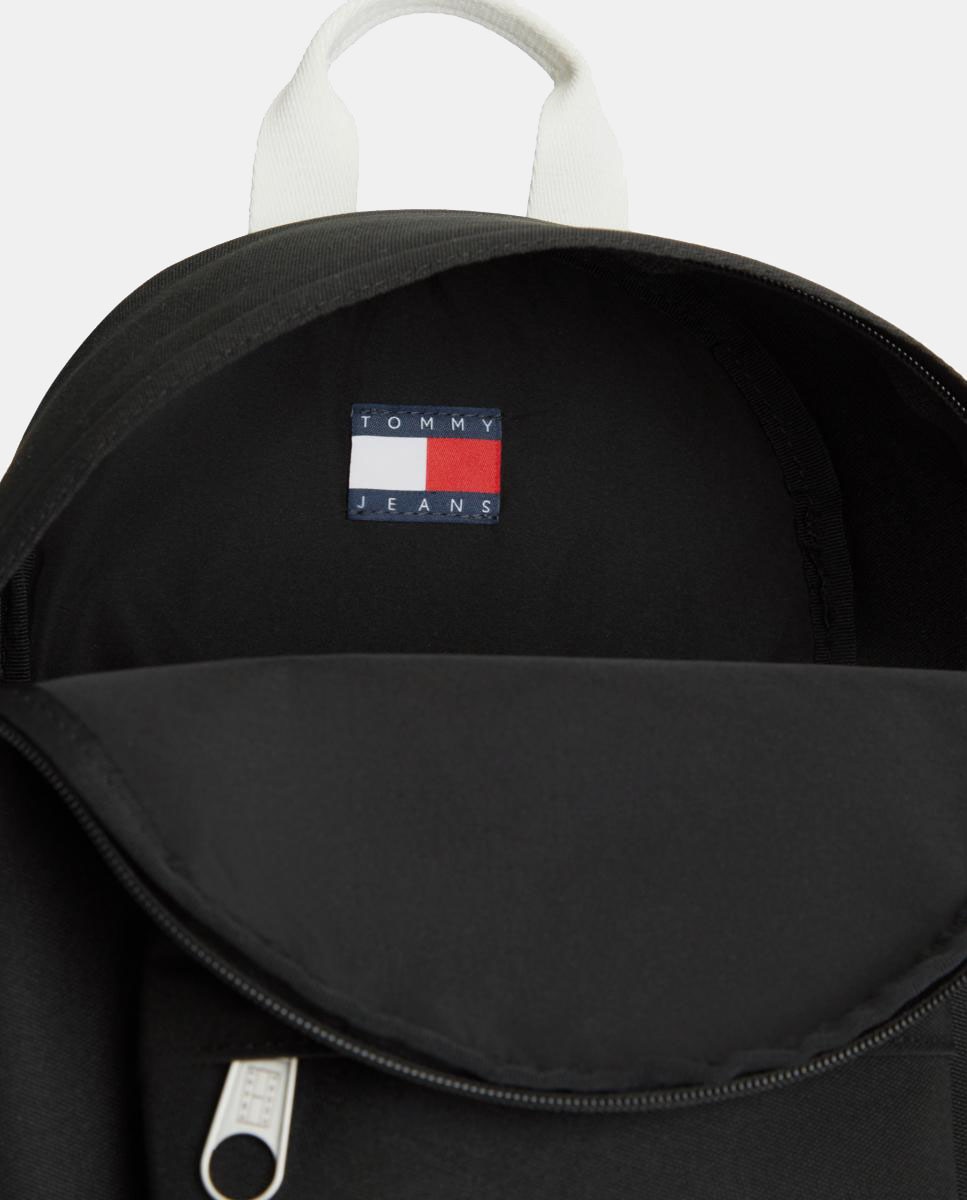 Mochila Confecionada em Nylon Preto-4
