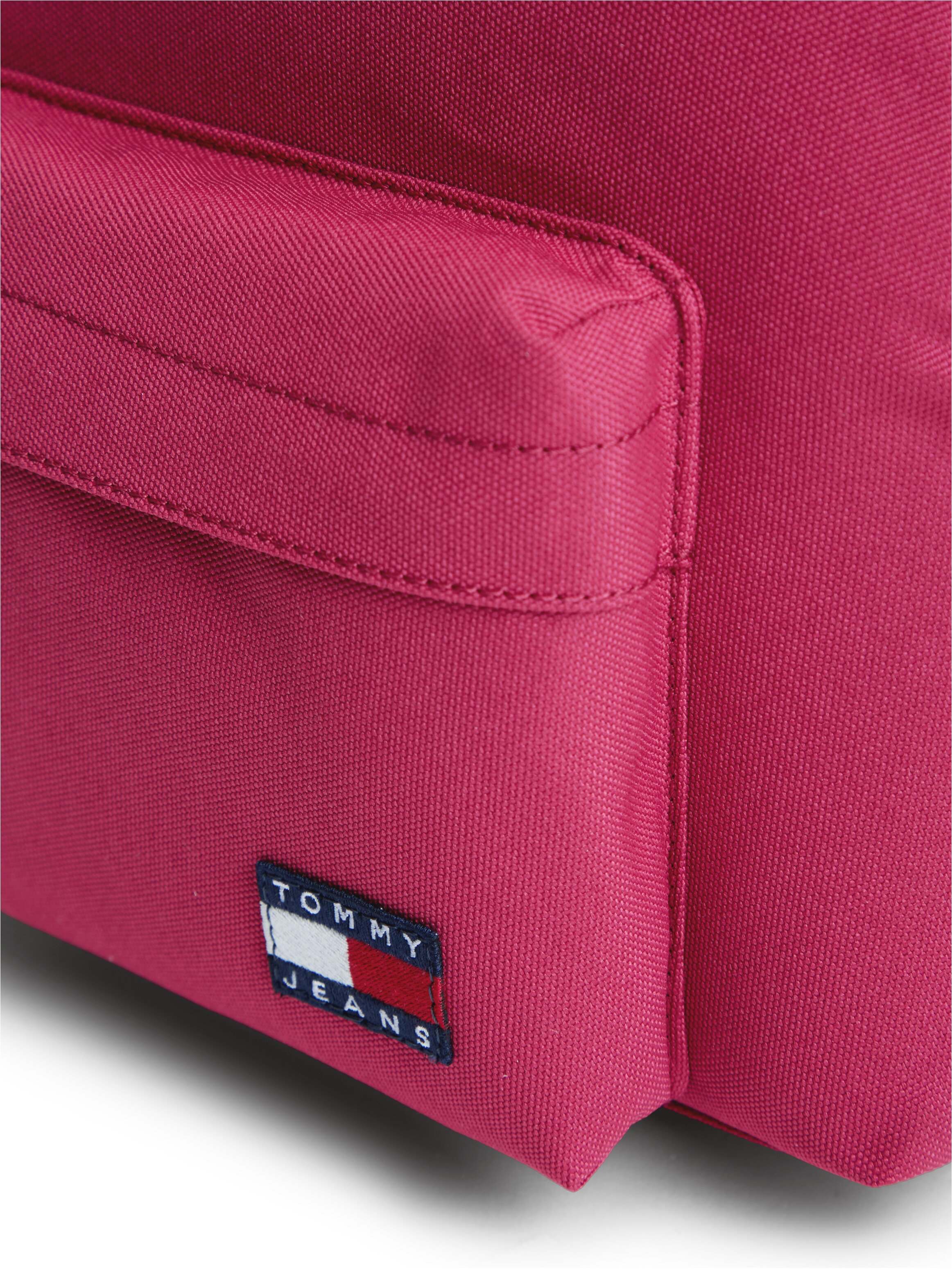 Mochila Confecionada em Nylon Rosa-6