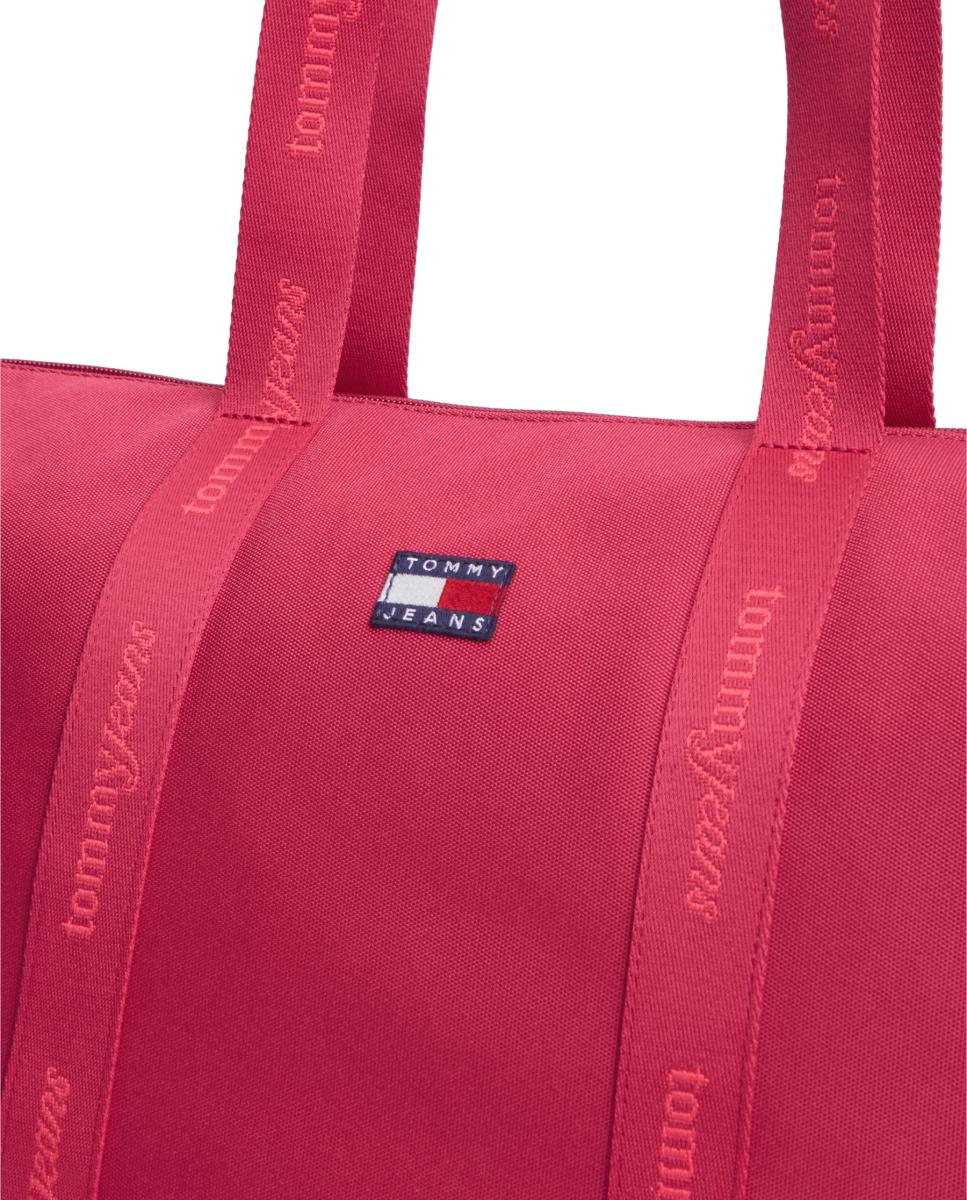 Mala Tipo Tote Confecionada em Tecido - Rosa Rosa-3