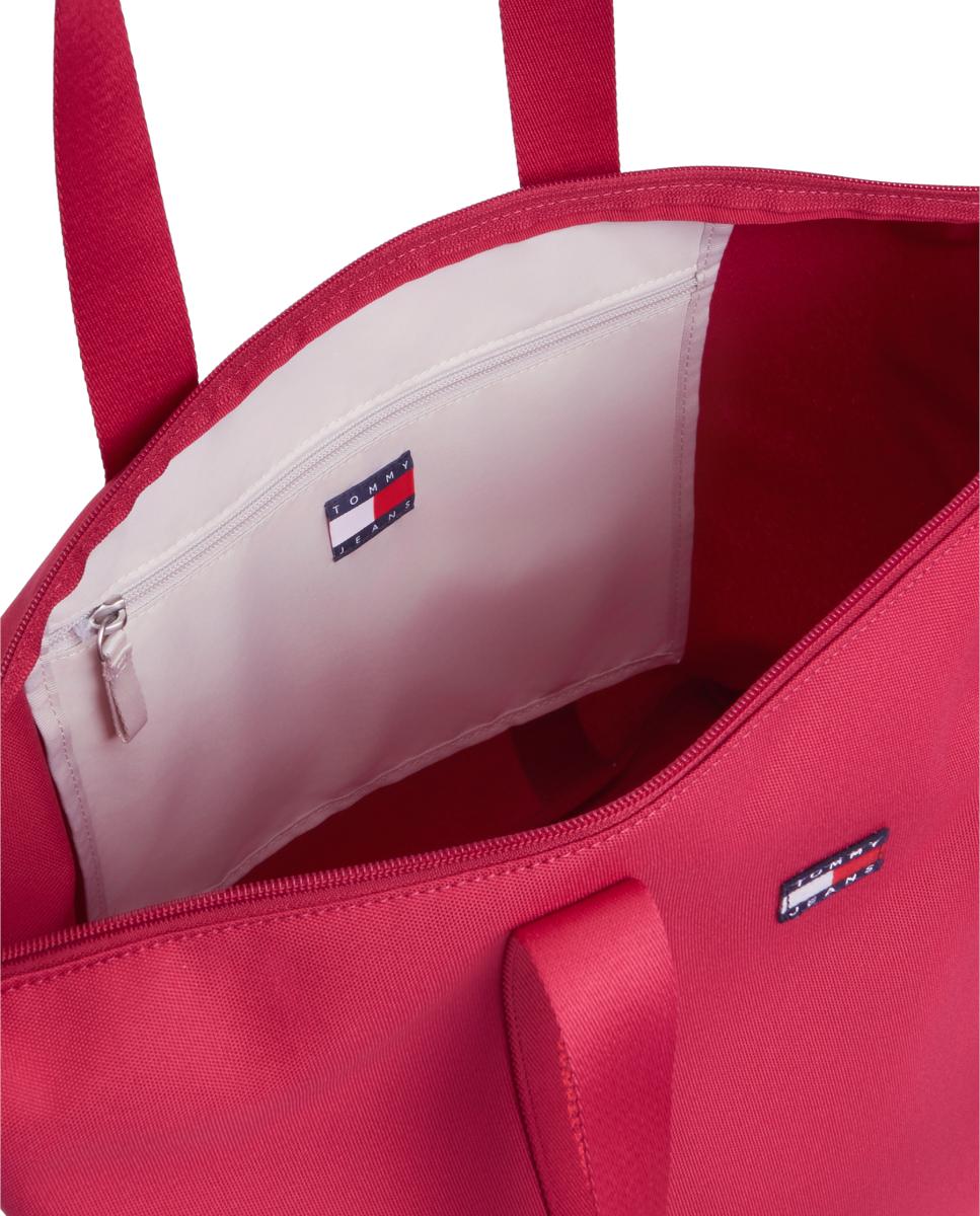 Mala Tipo Tote Confecionada em Tecido - Rosa Rosa-4