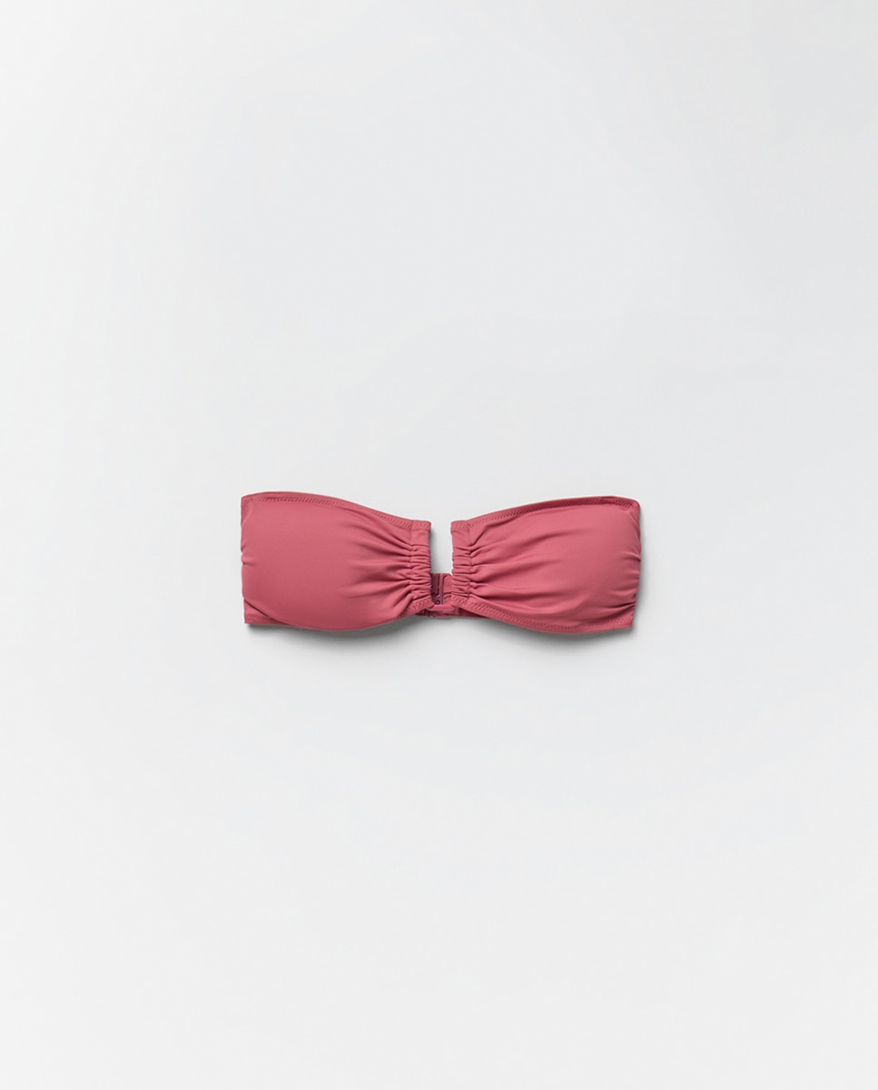 Top Liso Bandeau Rosa-4