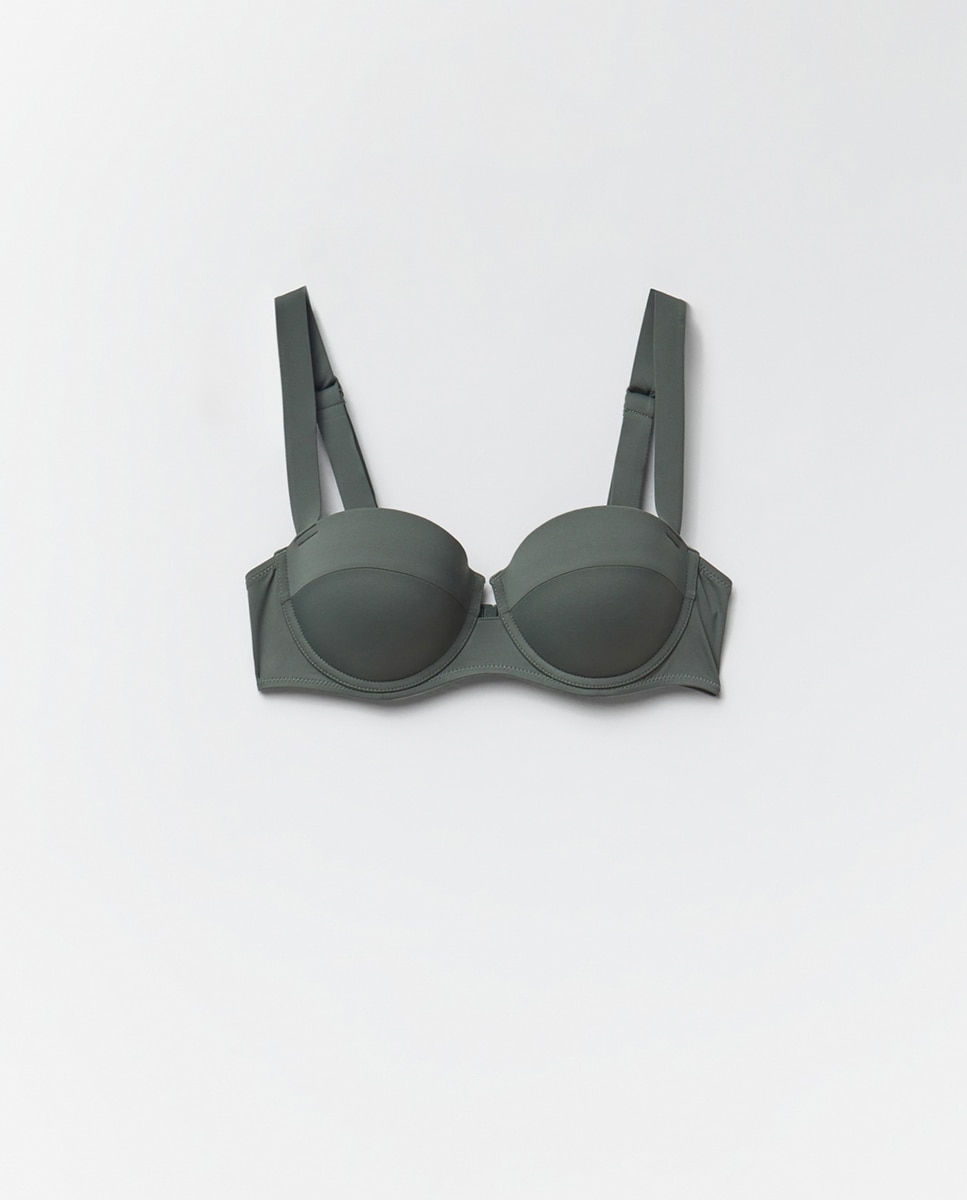 Top Liso com Aros Caqui-5