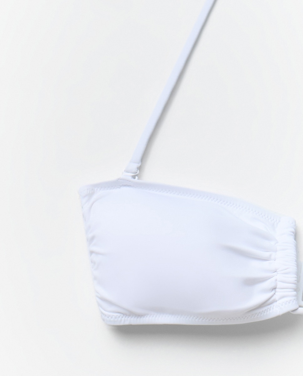Top Liso Bandeau Branco-6