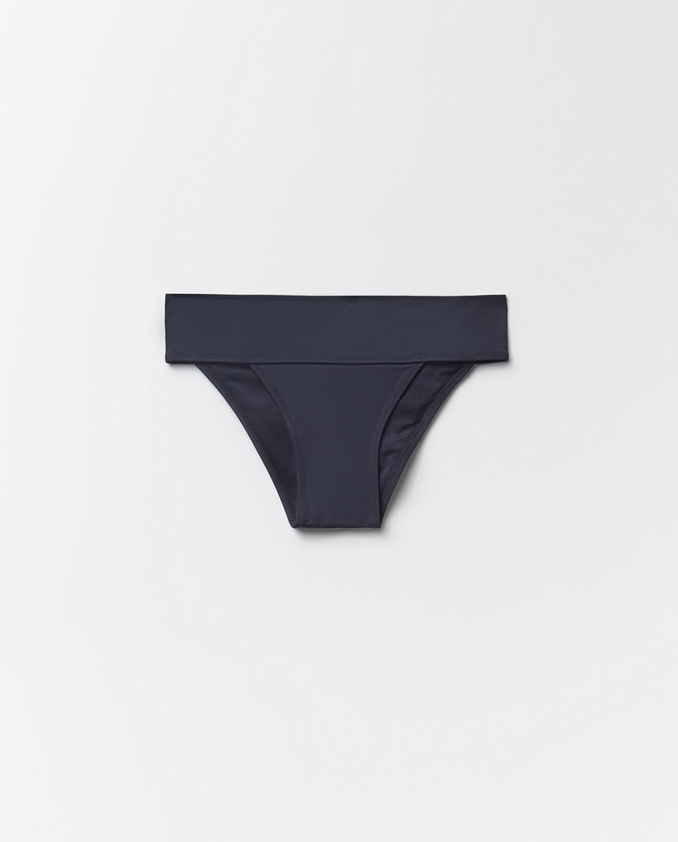 Cueca Lisa Larga Preto-5