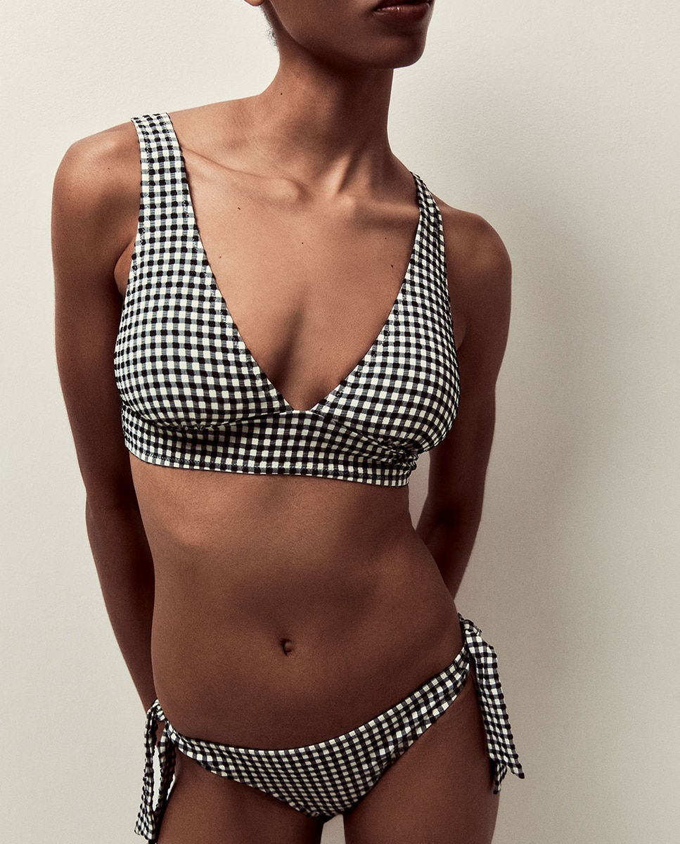 Top Halter Vichy Preto-2