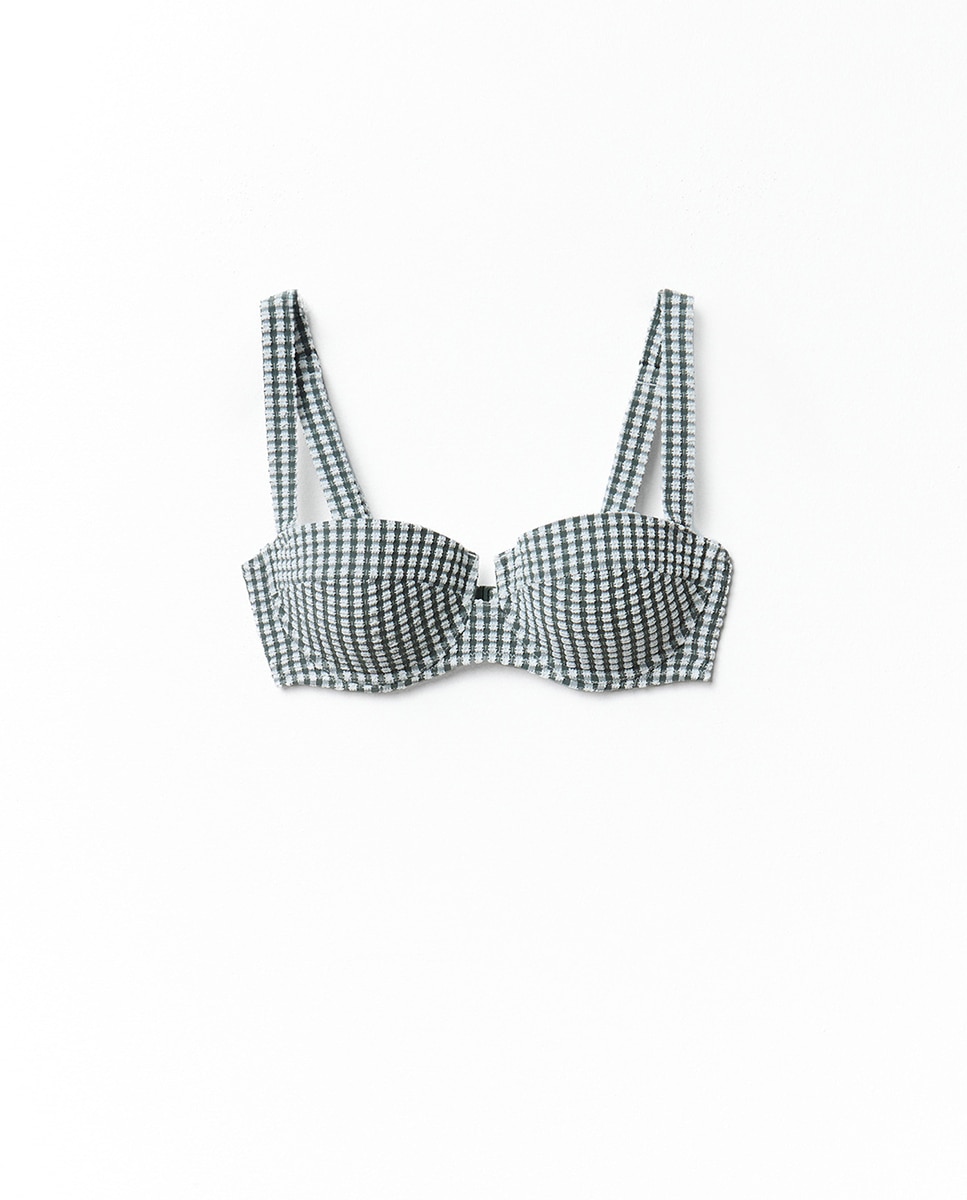 Top Vichy com Argolas Caqui-4