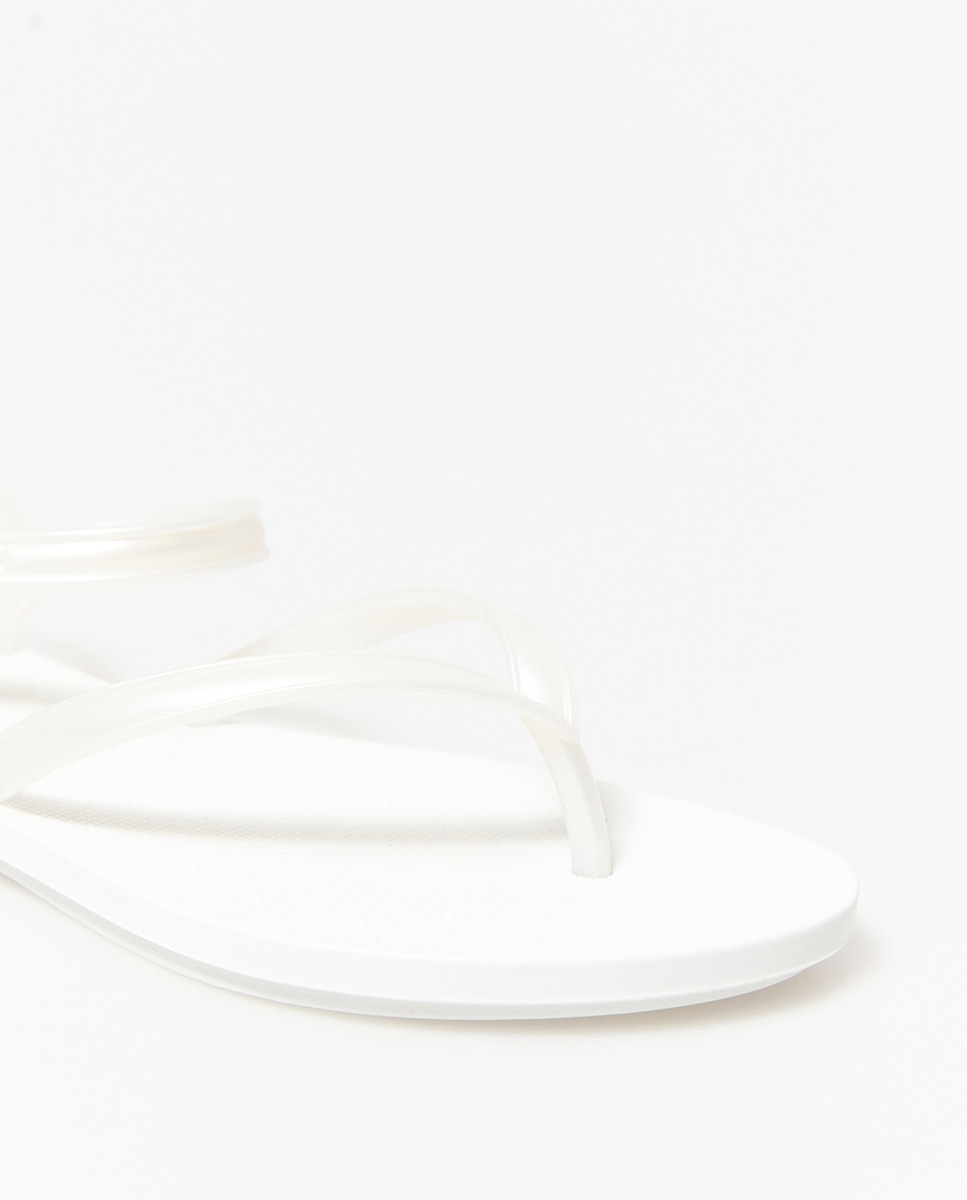 Chinelos com Pulseira Branco-4