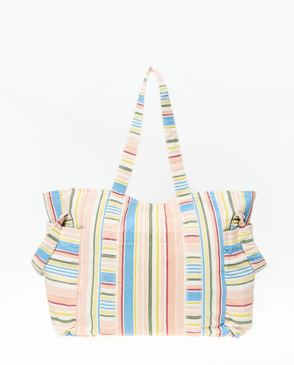 Mala às riscas Multicolor-2