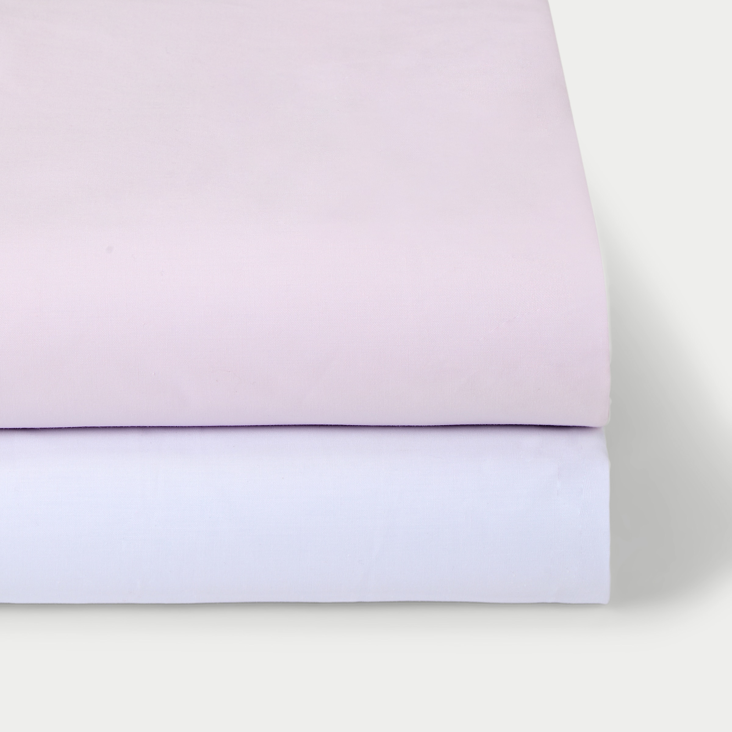 Imagem 0 de Conjunto de Lençóis de Baixo Ajustáveis de Percal - Pack de 2 (Disponível em Várias Medidas)