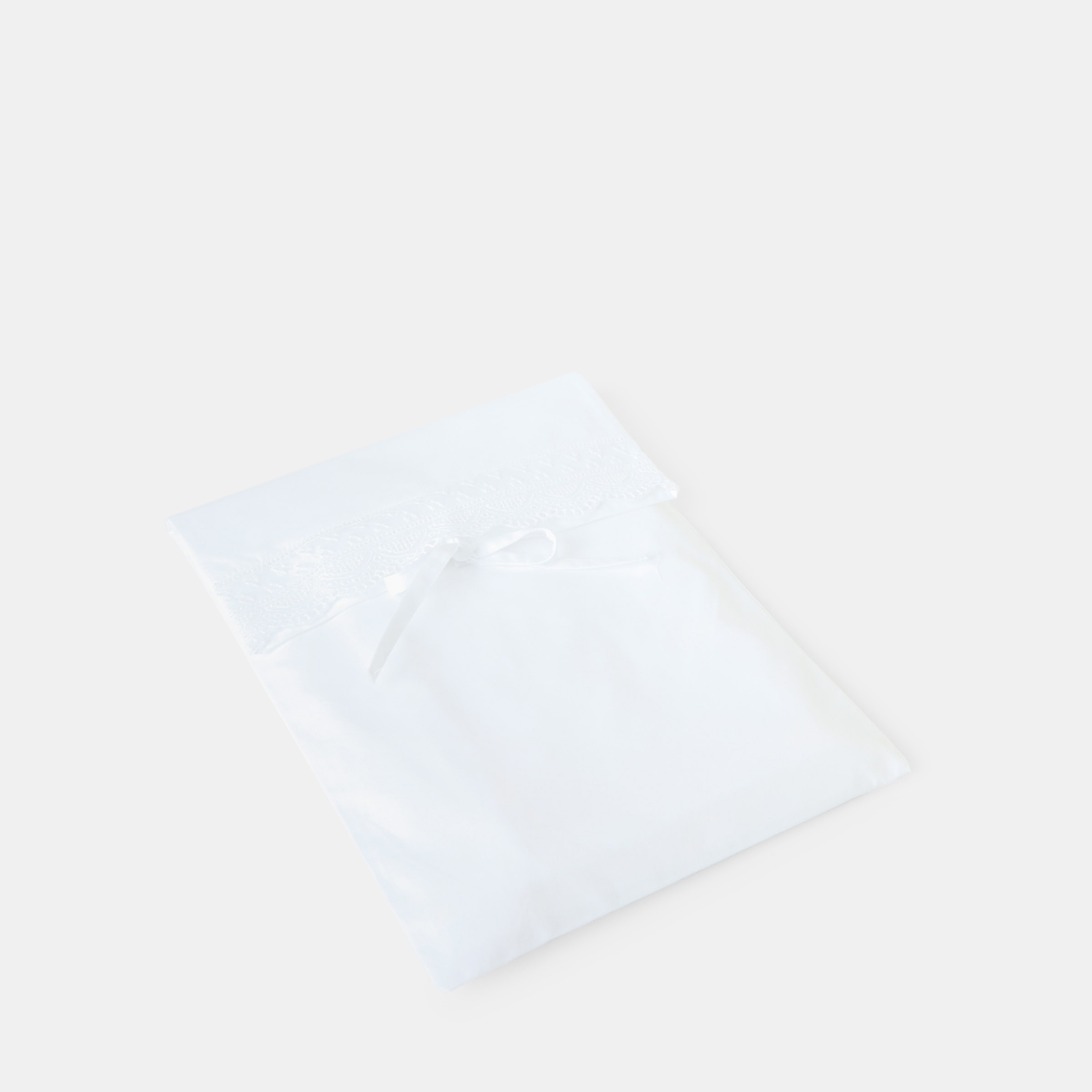 Juego de sábanas Cotton Juice Baby Home Newborn 2 piezas tira bordada Blanco Blanco-3