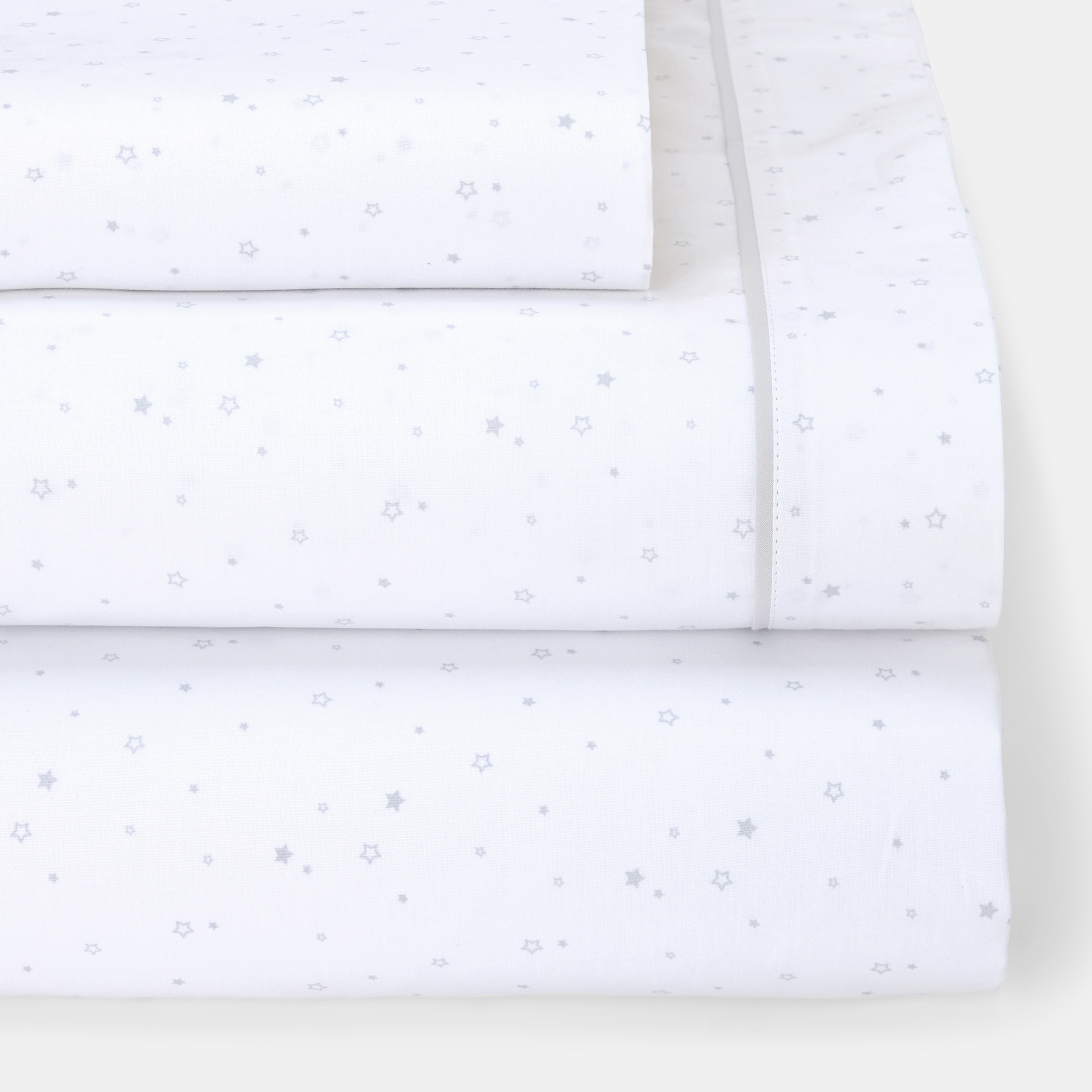 Imagem 0 de Conjunto de Lençóis Básico 3 Peças de Estrelas (Disponível em Várias Tamanhos)