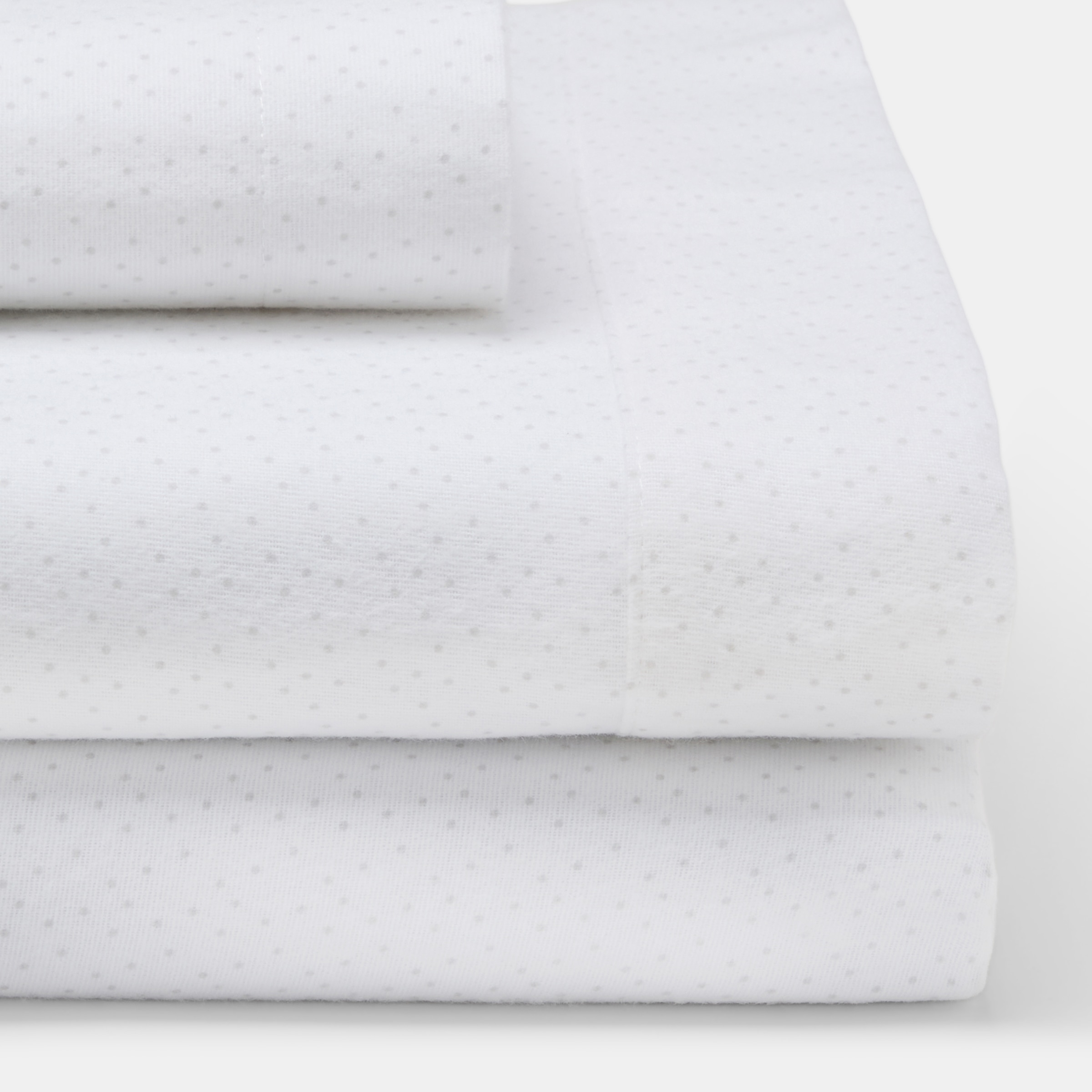 Juego de sábanas Cotton Juice Baby Home Básico franela 3 piezas estampada Puntitos (disponible en varias medidas) - Gris claro Gris claro-1