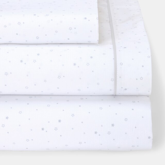 Imagen 0 de Juego de sábanas Cotton Juice Baby Home Básico 3 piezas estrellas (disponible en varias tallas)