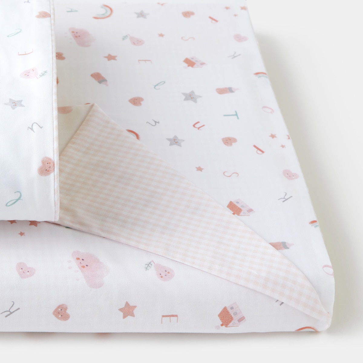 Cotton Juice Baby Home - Funda nórdica reversible Cotton Juice Baby Home Abecedario (disponible en varias medidas).