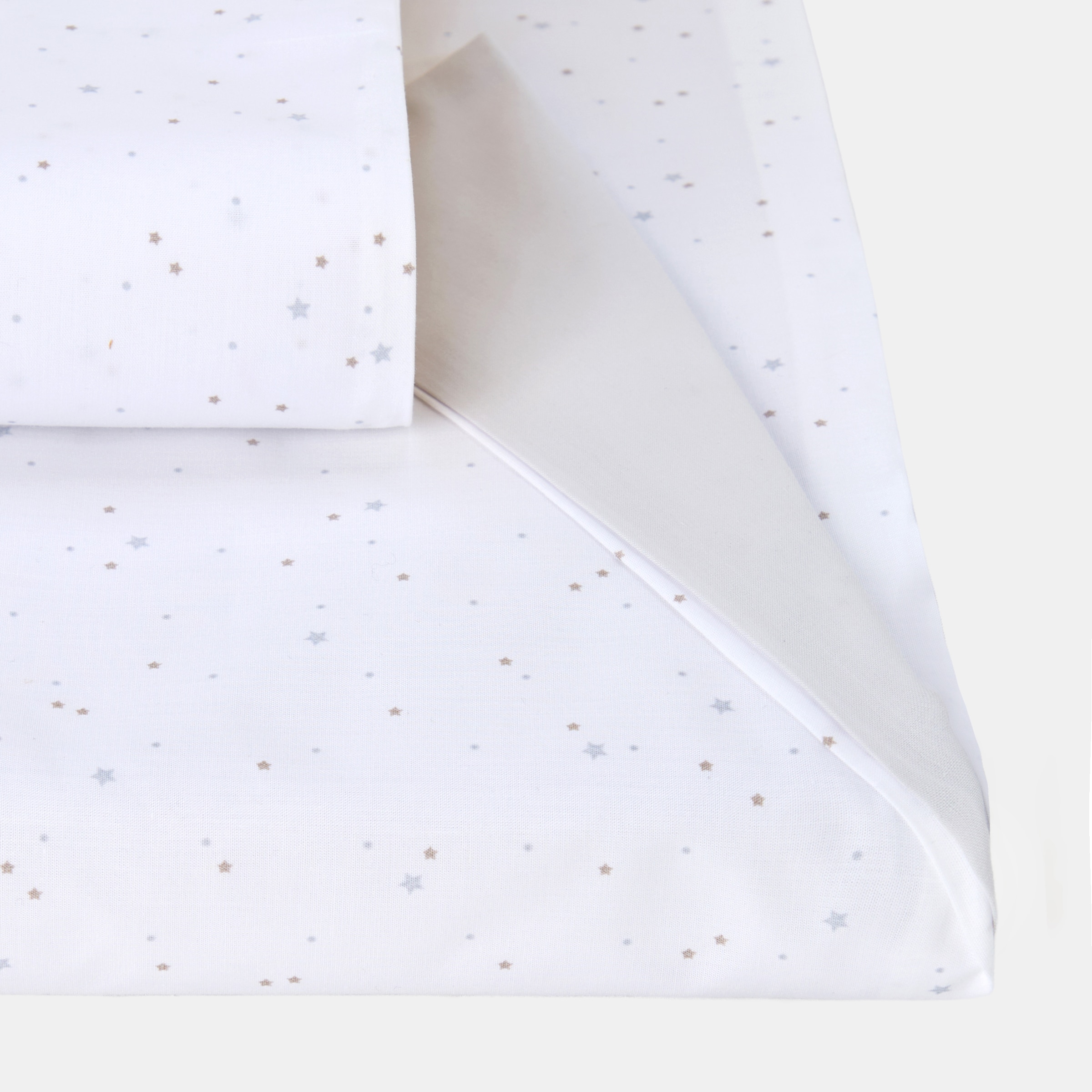 Imagem 0 de Capa de Edredão Reversível Básico 2 Peças Estrelas (Disponível em Várias Medidas)