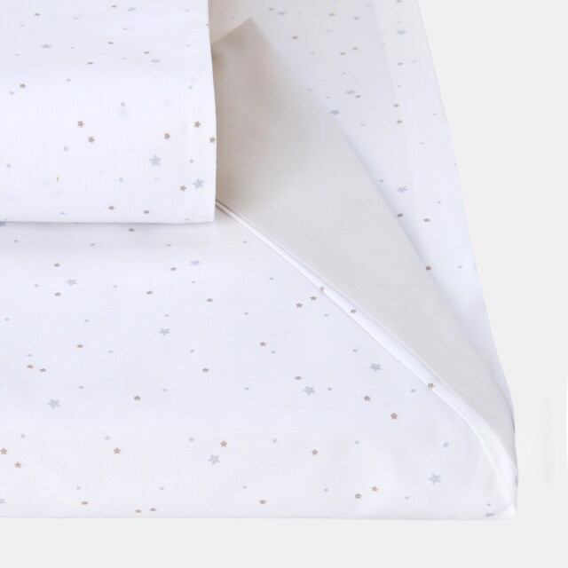 Imagen 0 de Funda Nórdica reversible Cotton Juice Baby Home Básico 2 piezas estrellas (disponible en varias medidas)
