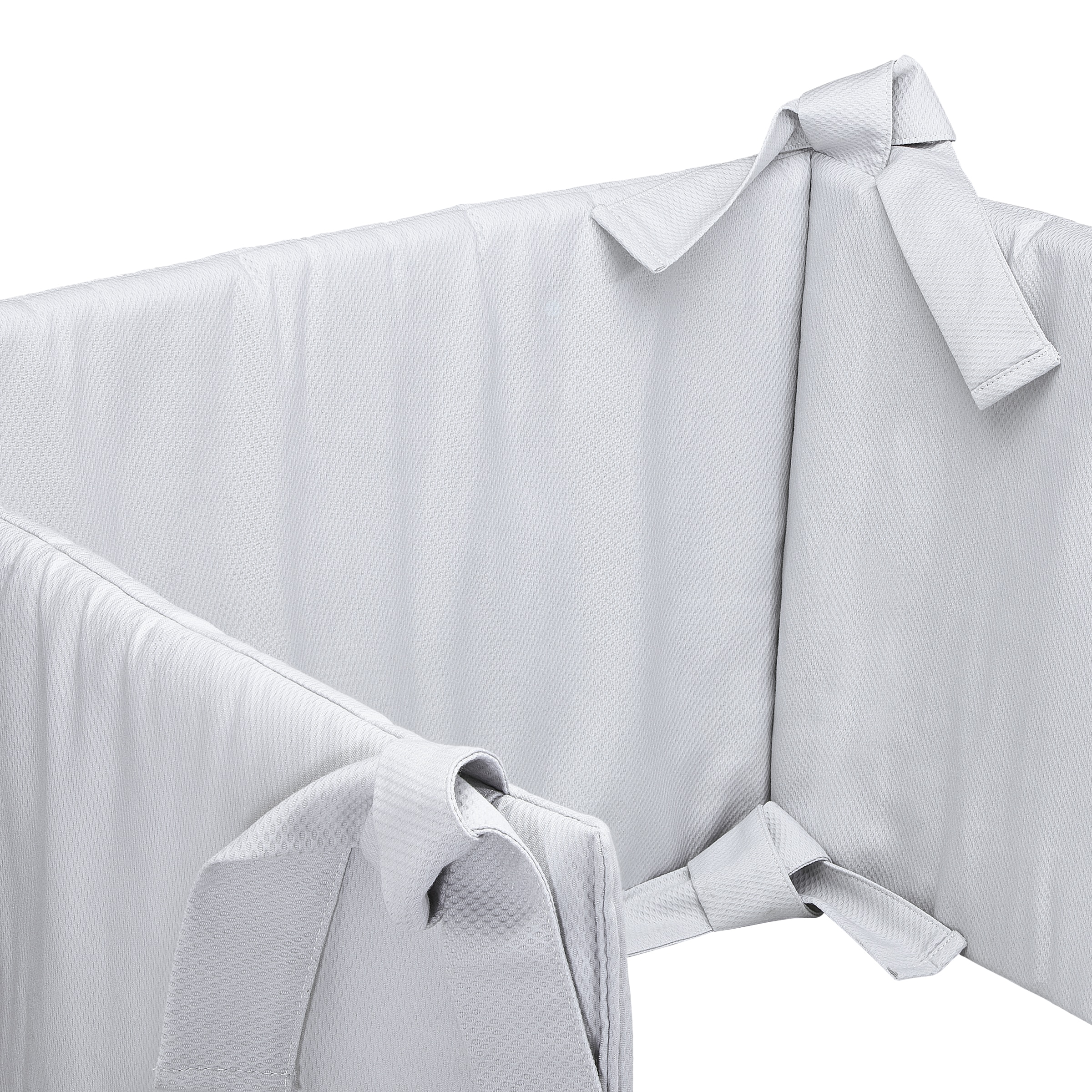 Bumper Cotton Juice Baby Home Clásico 40*180cm piqué - Gris Gris-2