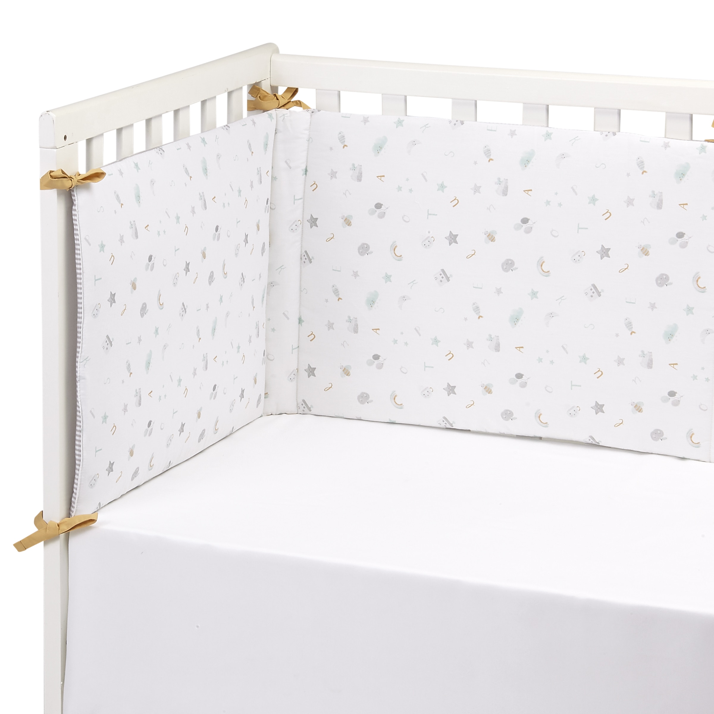 Cotton Juice Baby Home - Bumper Cotton Juice Baby Home Abecedario 40*180cm estampado.