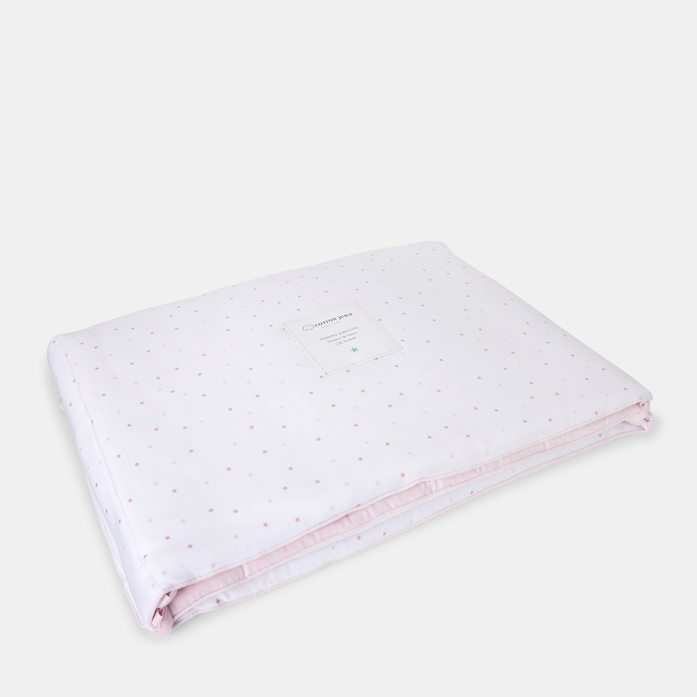 Bumper Cotton Juice Baby Home Básico 40*180cm estrellas - Rosa Rosa-4