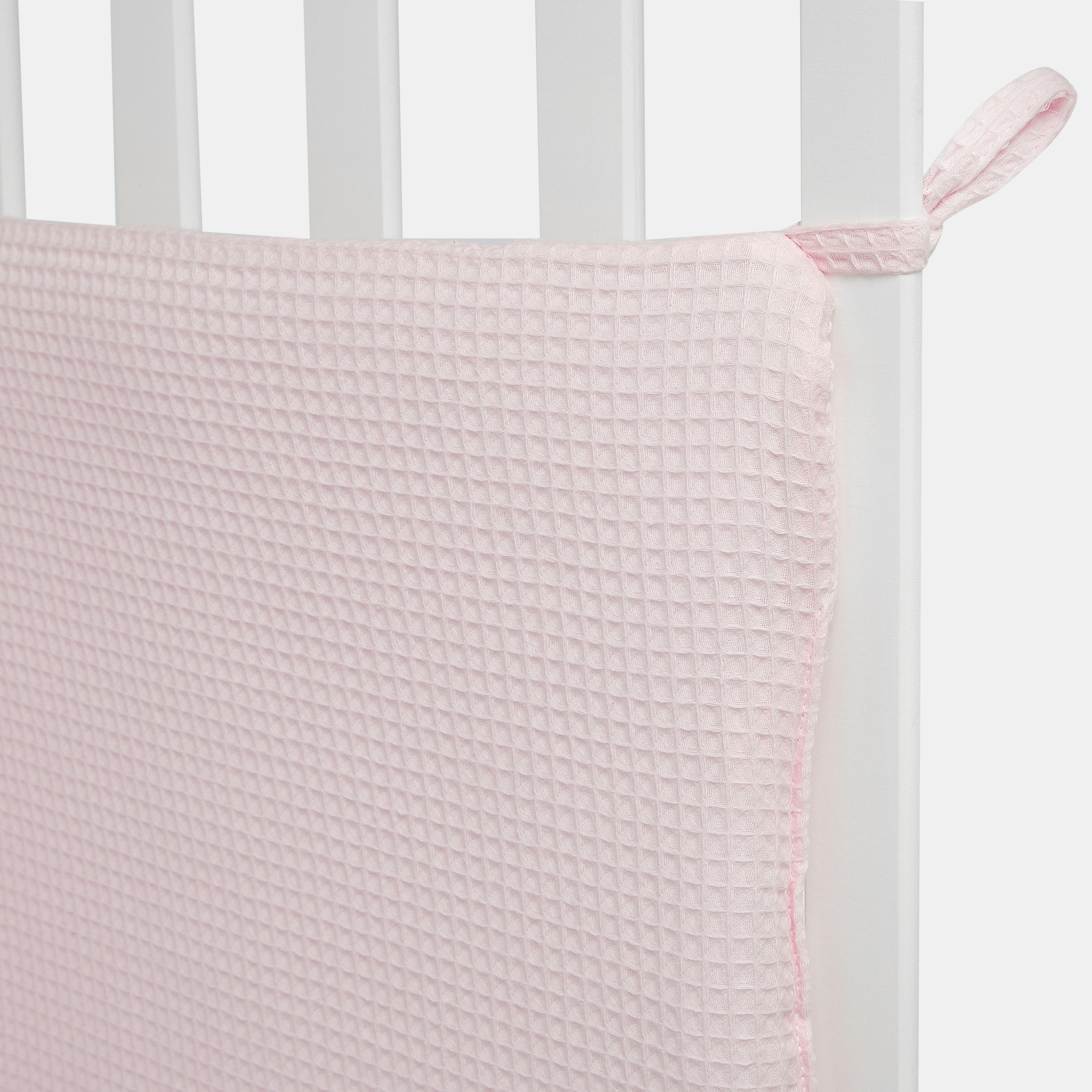 Bumper Cotton Juice Baby Home Básico 40*180cm waffle - Rosa Rosa-2