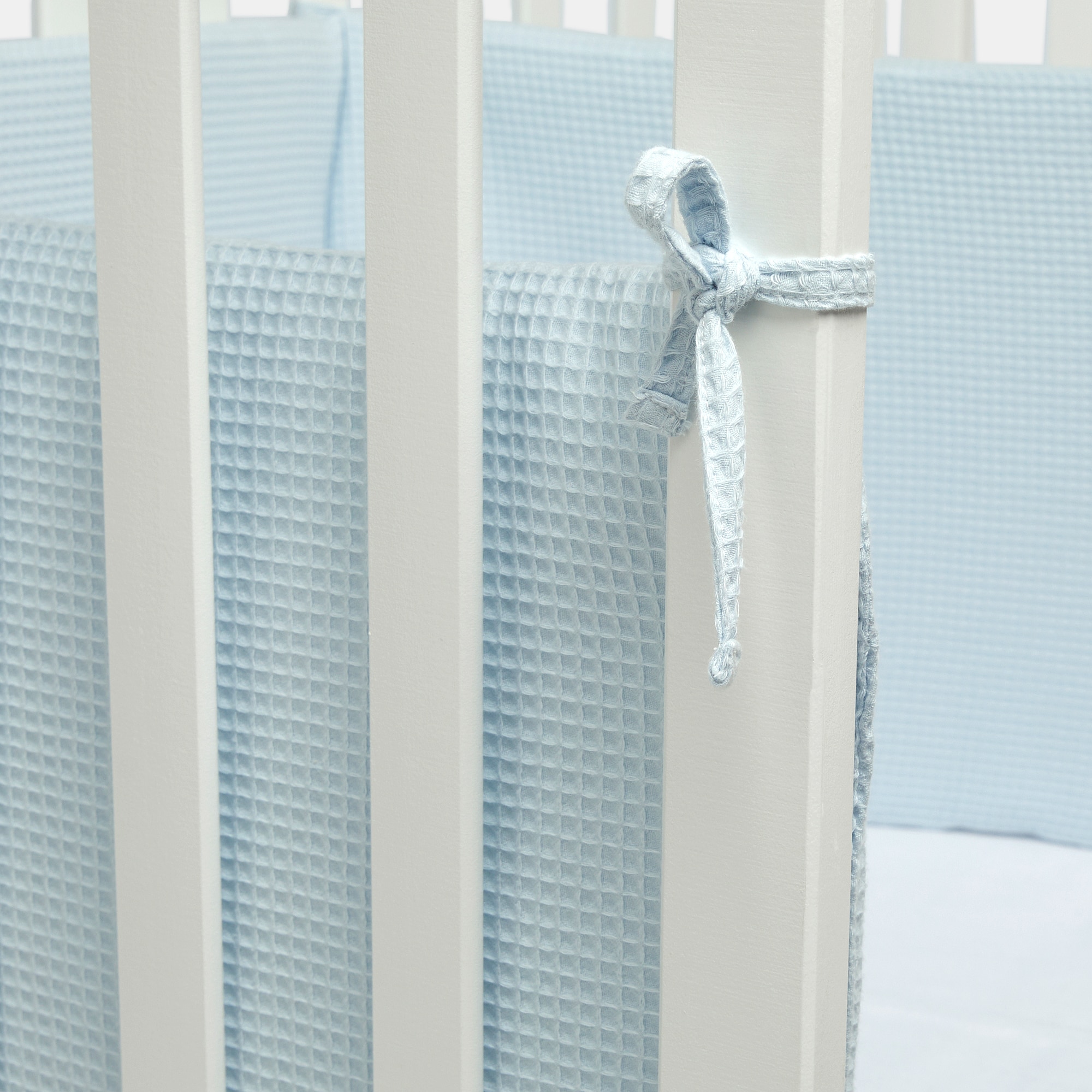 Bumper Básico 40*180 cm Waffle Azul-3