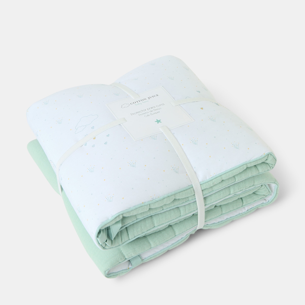 Bumper Amore Gansos - 30*180 cm Verde Sálvia-4