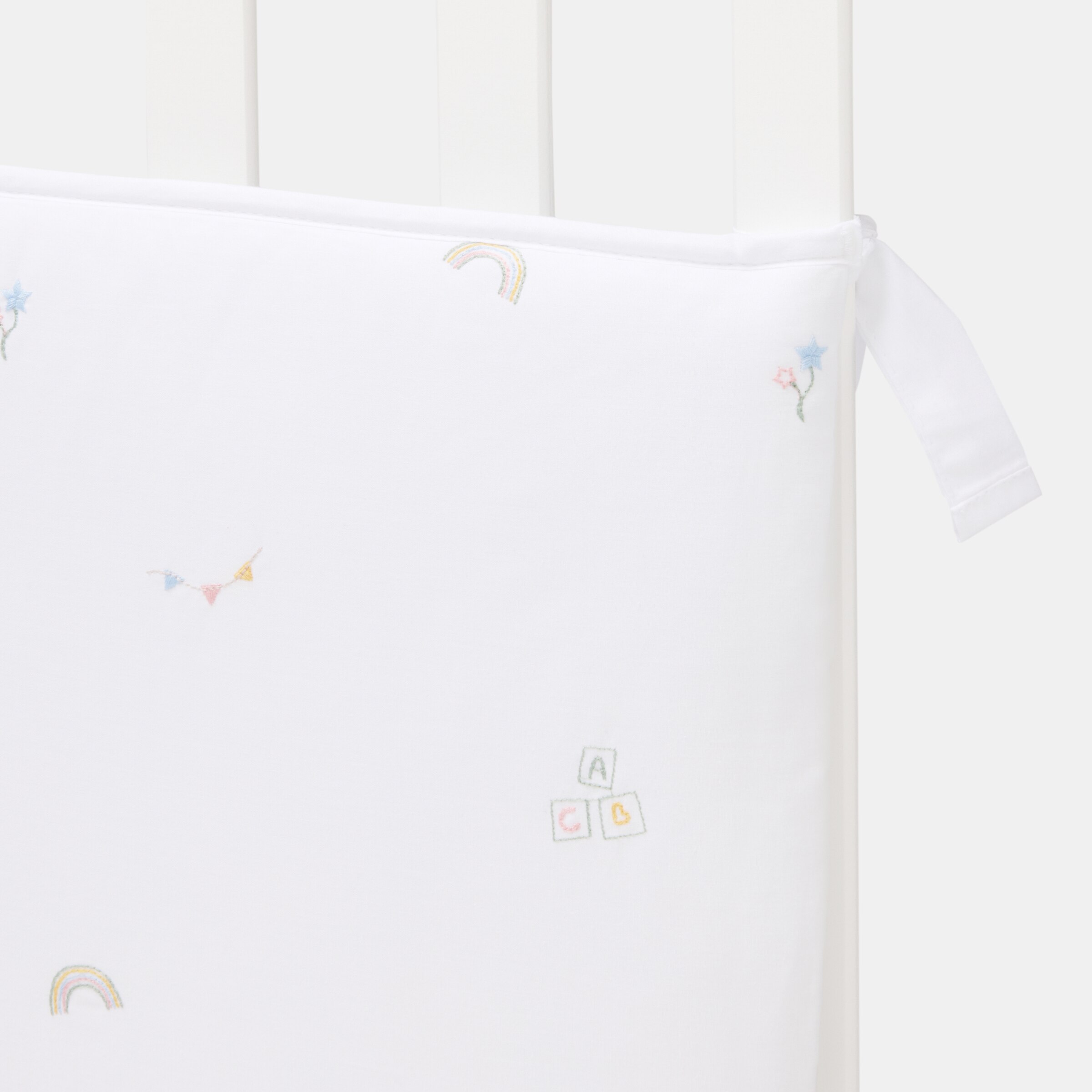 Bumper Cotton Juice Baby Home Clásico 40*180cm bordado alta canastilla Multicolor Multicolor-2