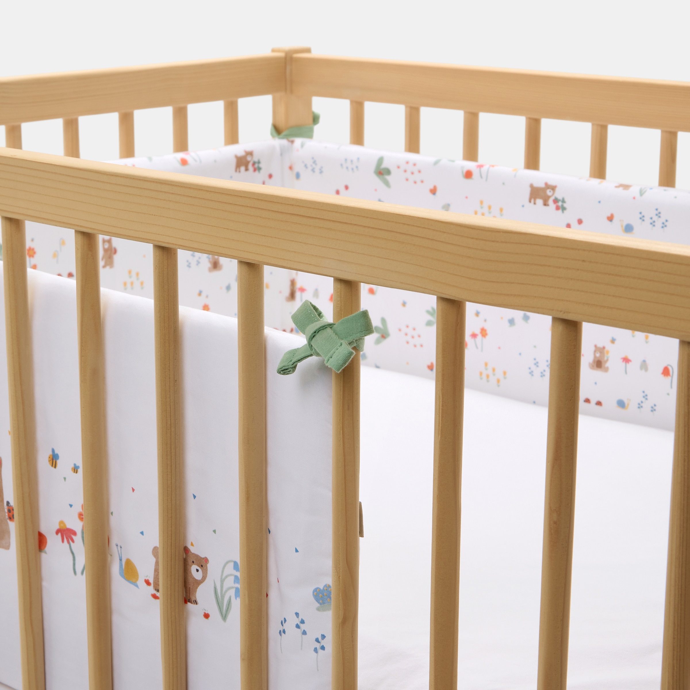 Almofada Reversível Coleção Little Bugs 30*180 cm com Estampado de Bichinhos e Flores Multicolor-3