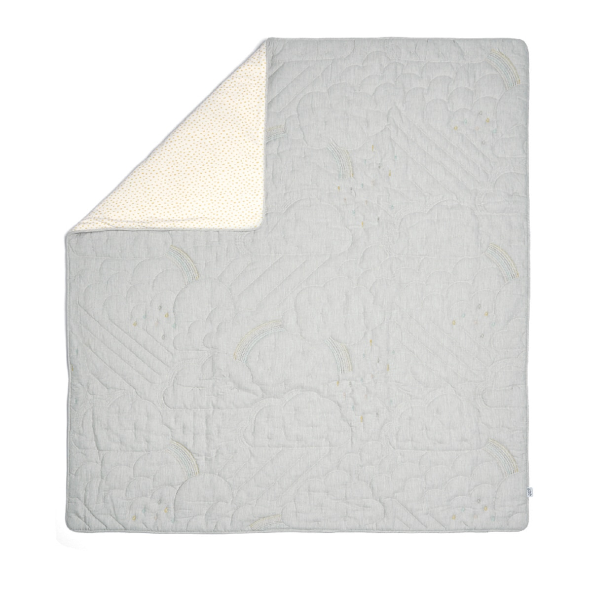 Edredón Relleno Mamas & Papas Cloud estampado - Gris Gris-2