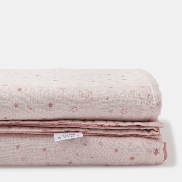 Colcha Cotton Juice Baby Home Básico 120*105cm 6 capas bamboo estrellas