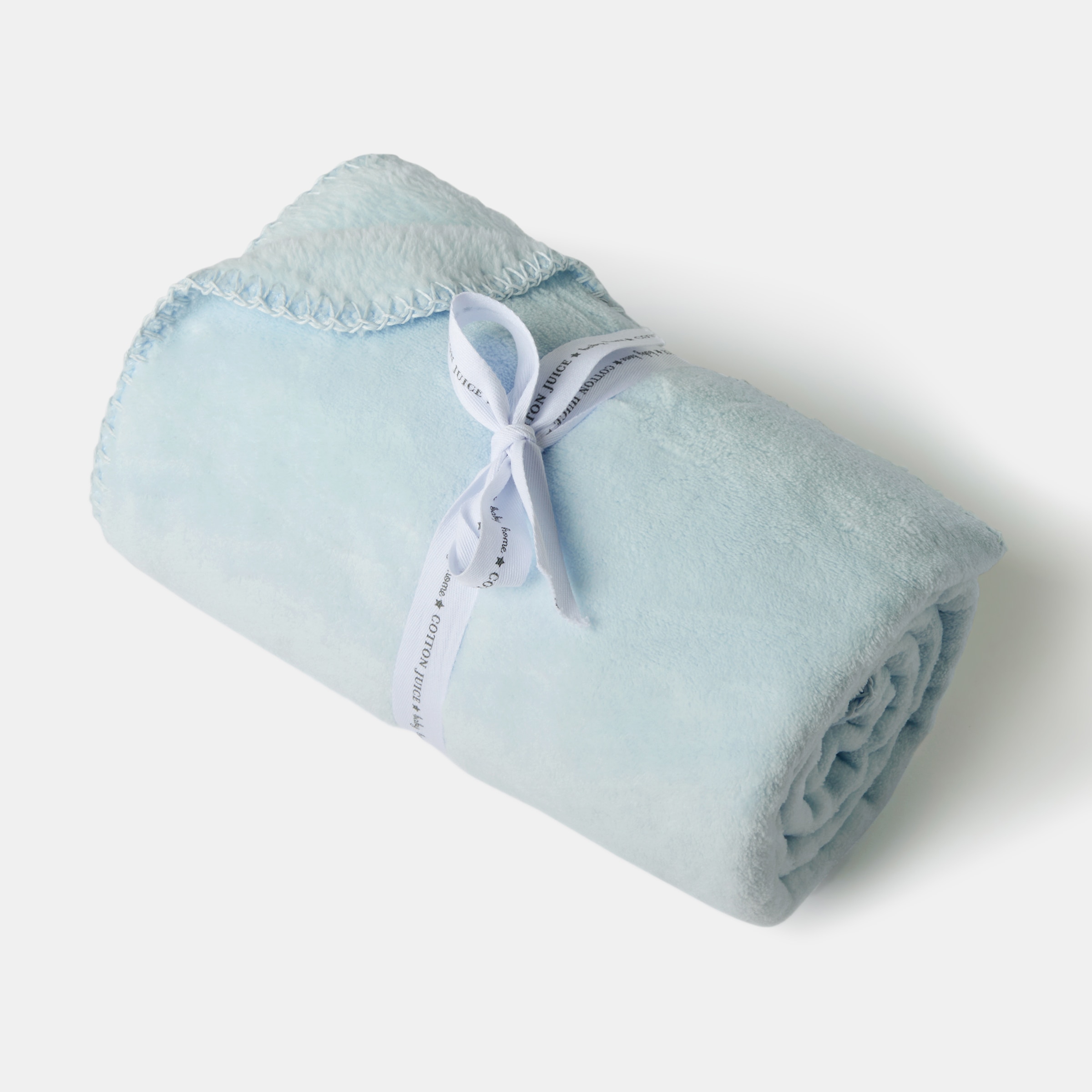 Imagen 3 de Manta Cotton Juice Baby Home Básico 70*100cm lisa coral fleece - Celeste Celeste