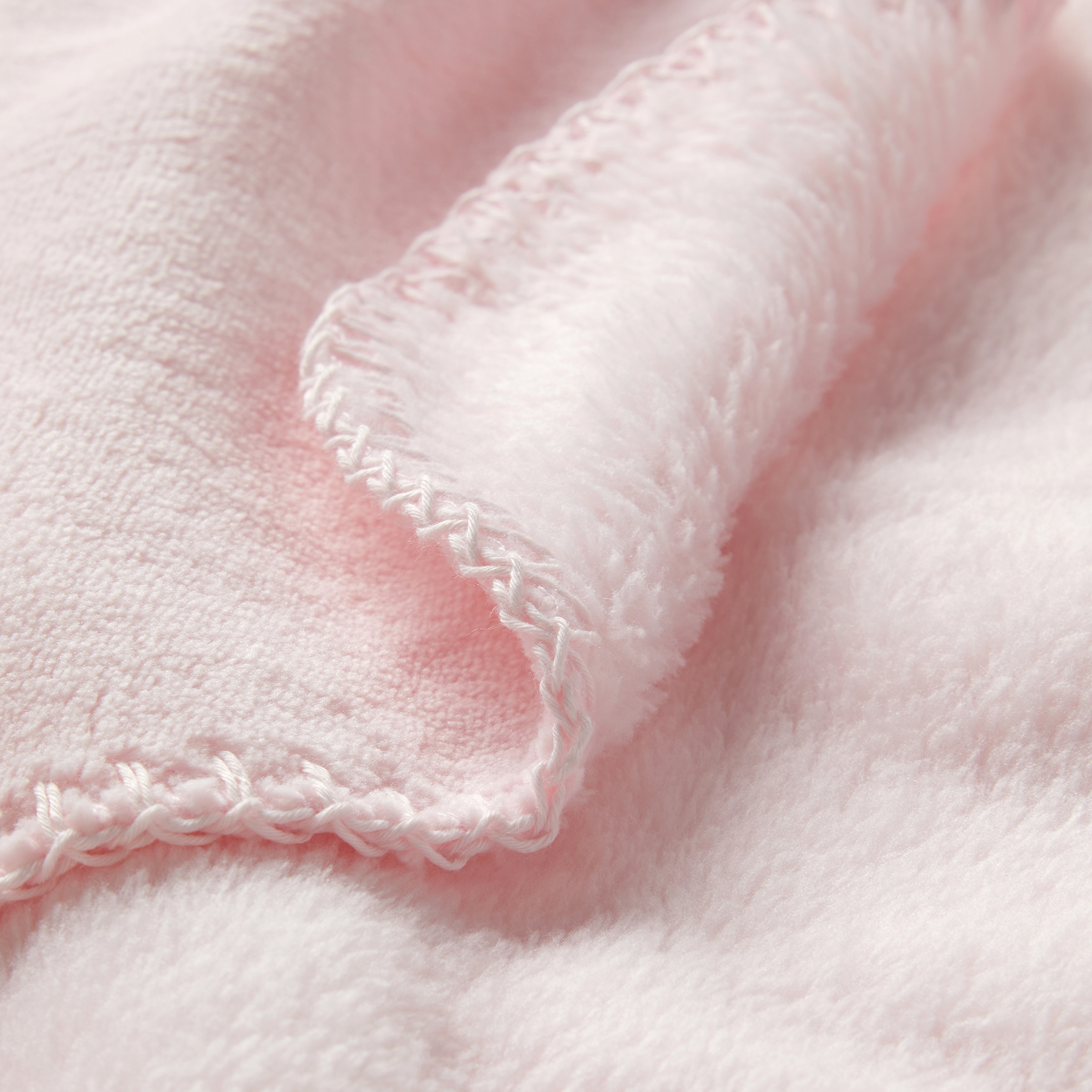 Manta Básica 70*100 cm Lisa Coral Fleece Rosa-2