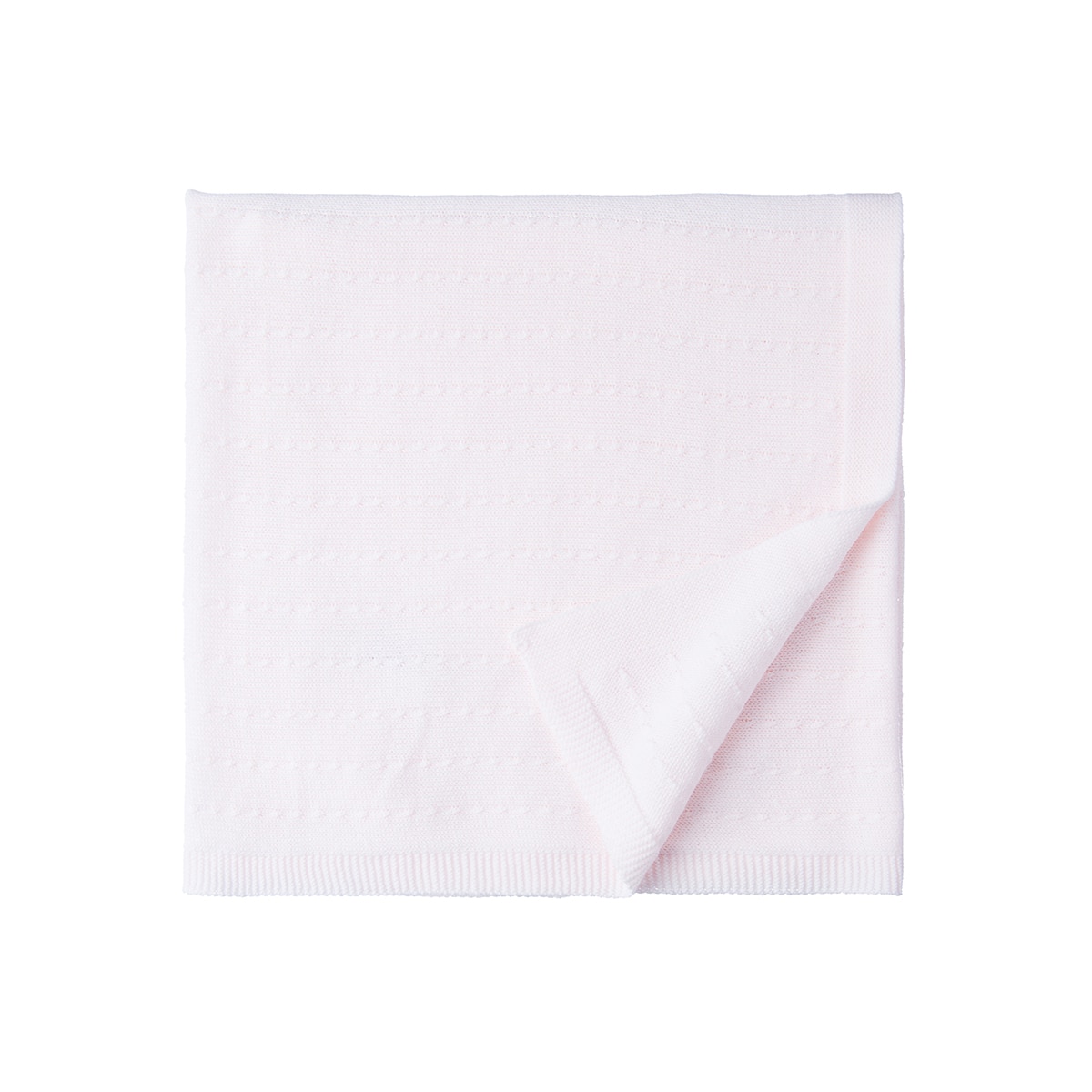Manta Clássico Tricot - 70x90 cm Rosa-1